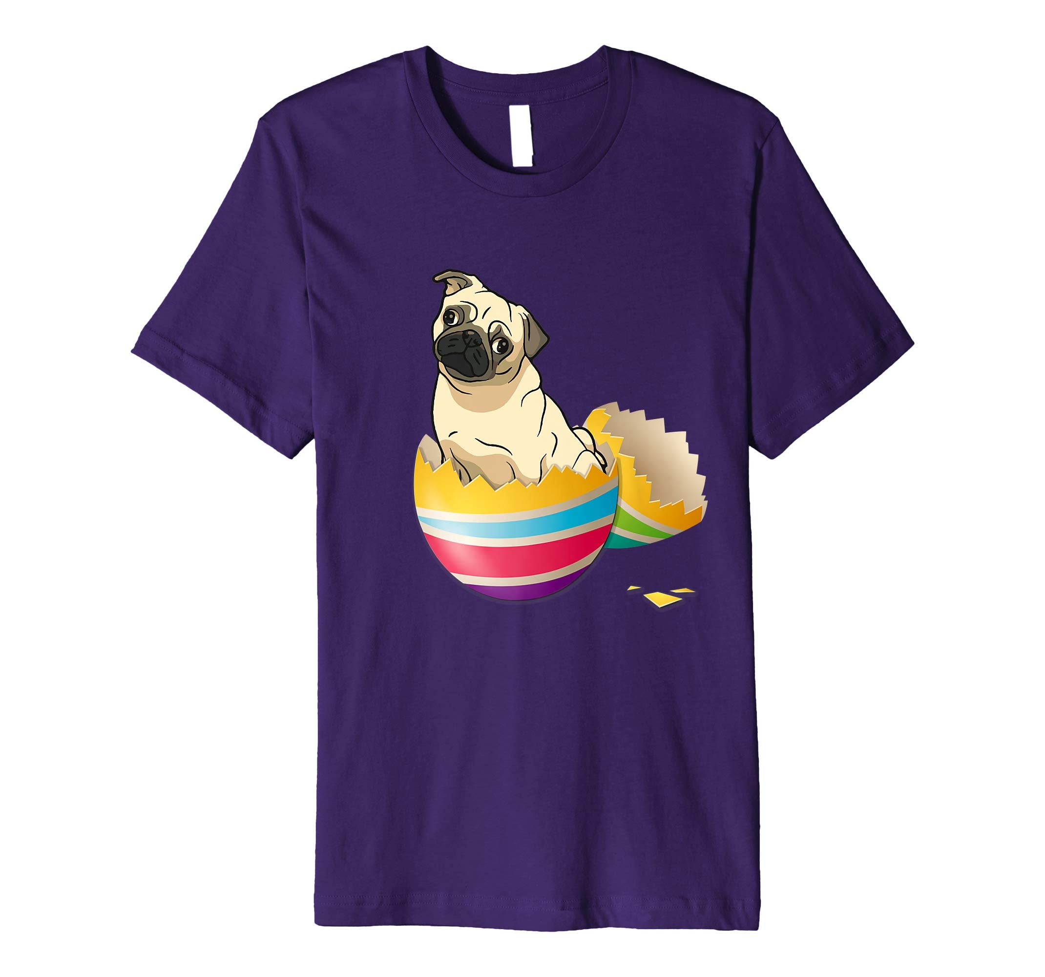 Pug Hatching From Easter Egg Easter Day Shirt