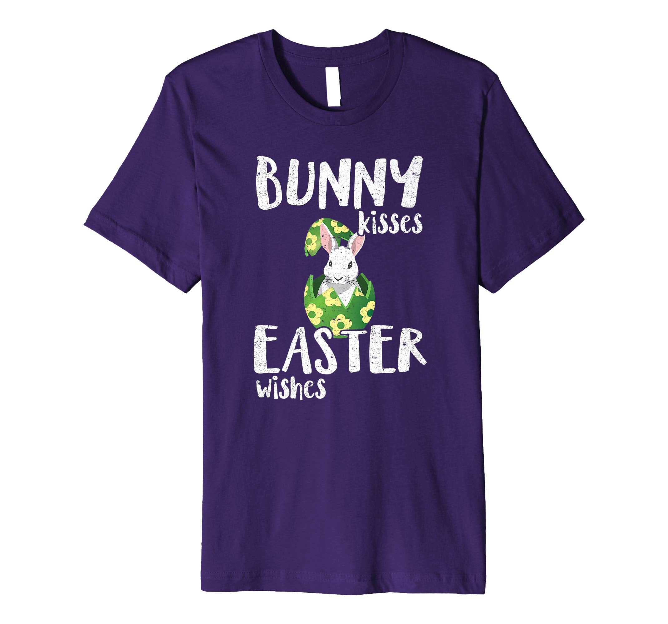 Easter Shirt For Kids Bunny Kisses Easter Wishes