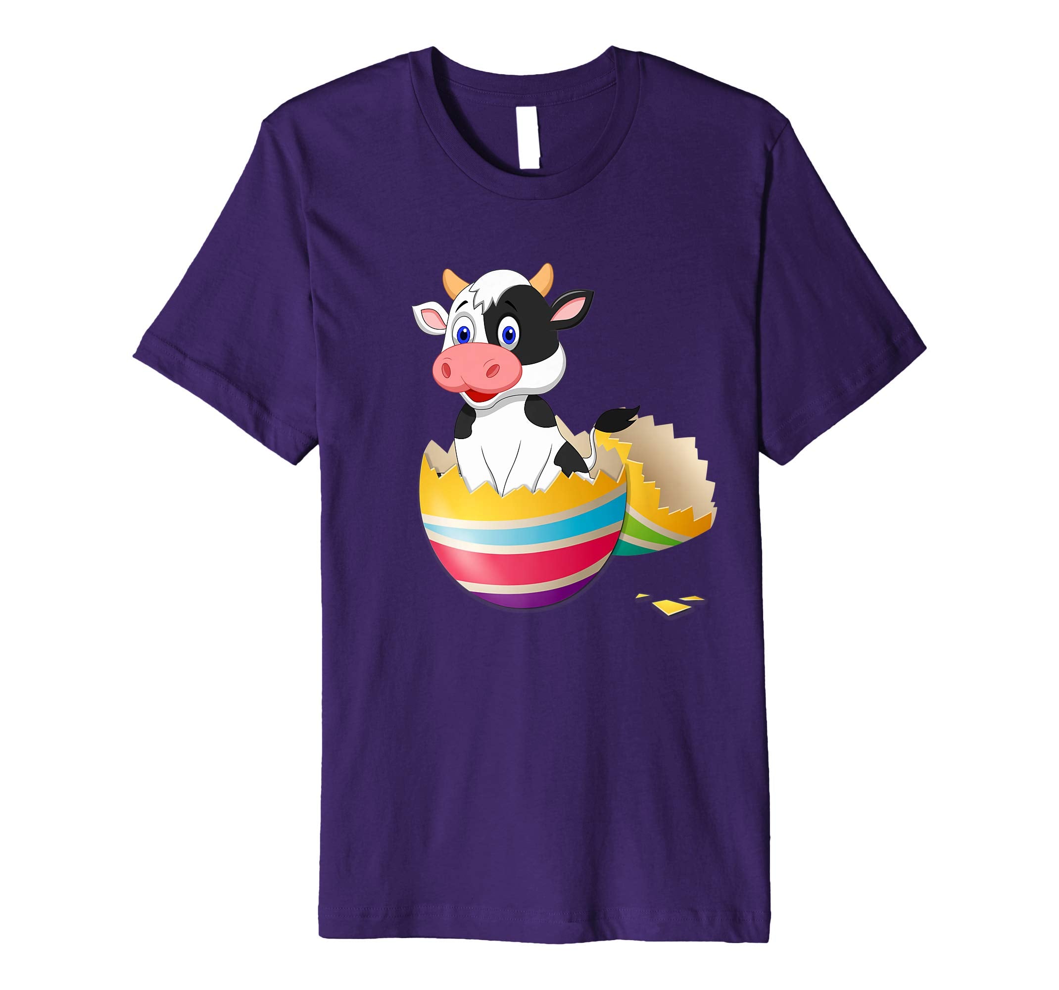 Baby Cow Hatching From Easter Egg Easter Day Shirt