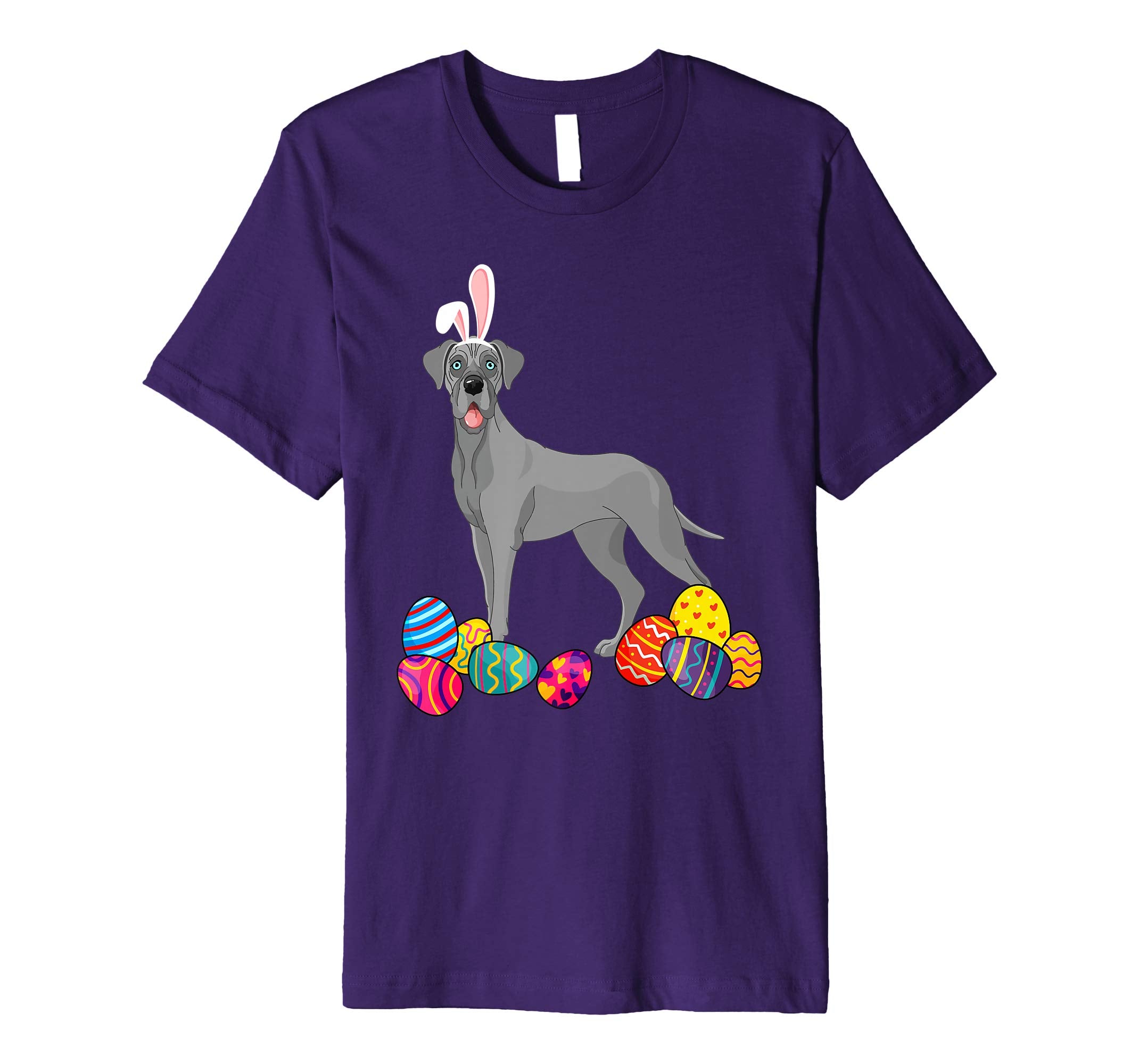 Great Dane Bunny Ear With Egg Easter Easter Day Shirt