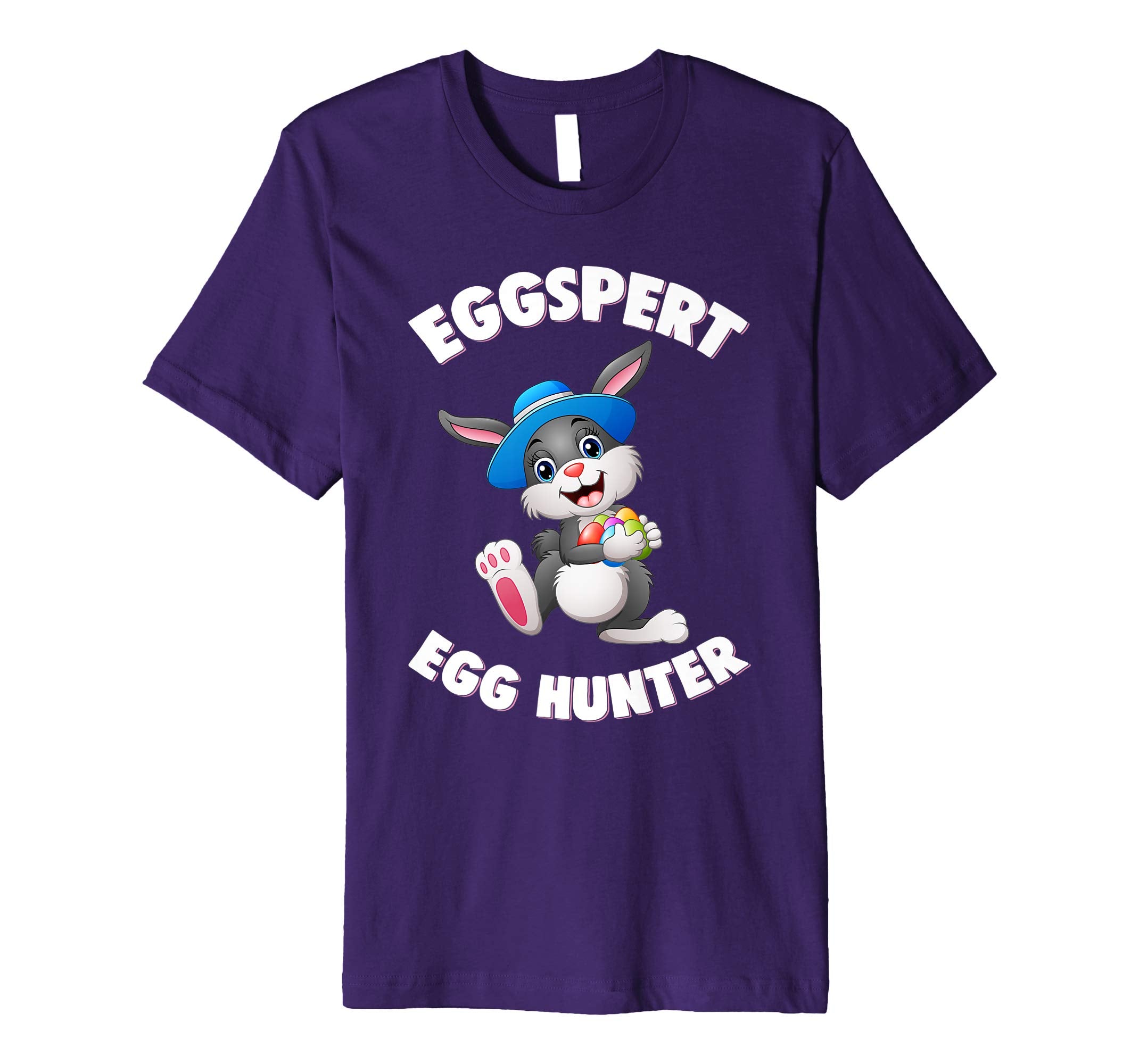 Eggspert Egg Hunter Happy Easter Kids Boys Girls T Shirt
