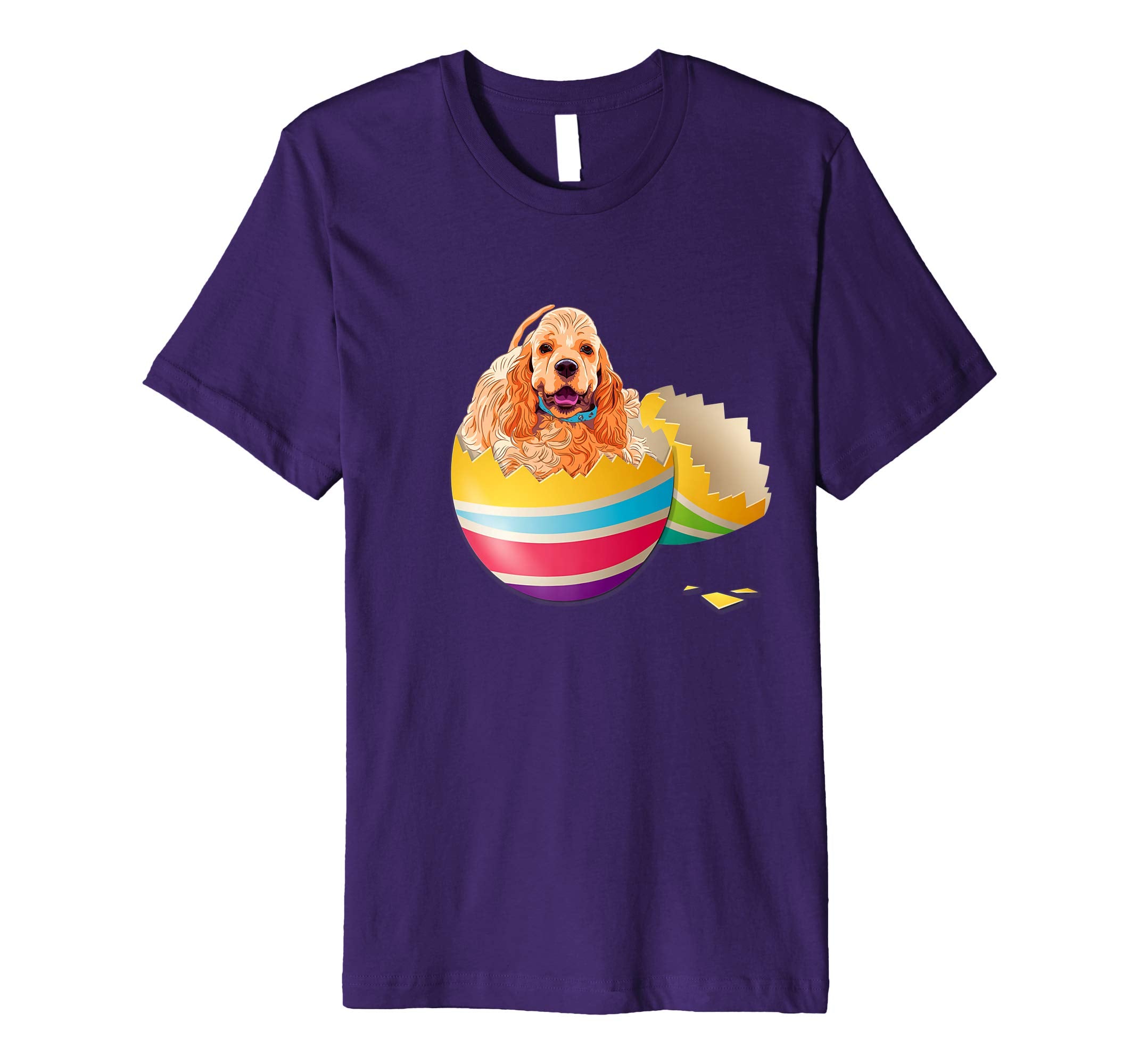 Cocker Spaniel Hatching From Easter Egg Easter Day Shirt