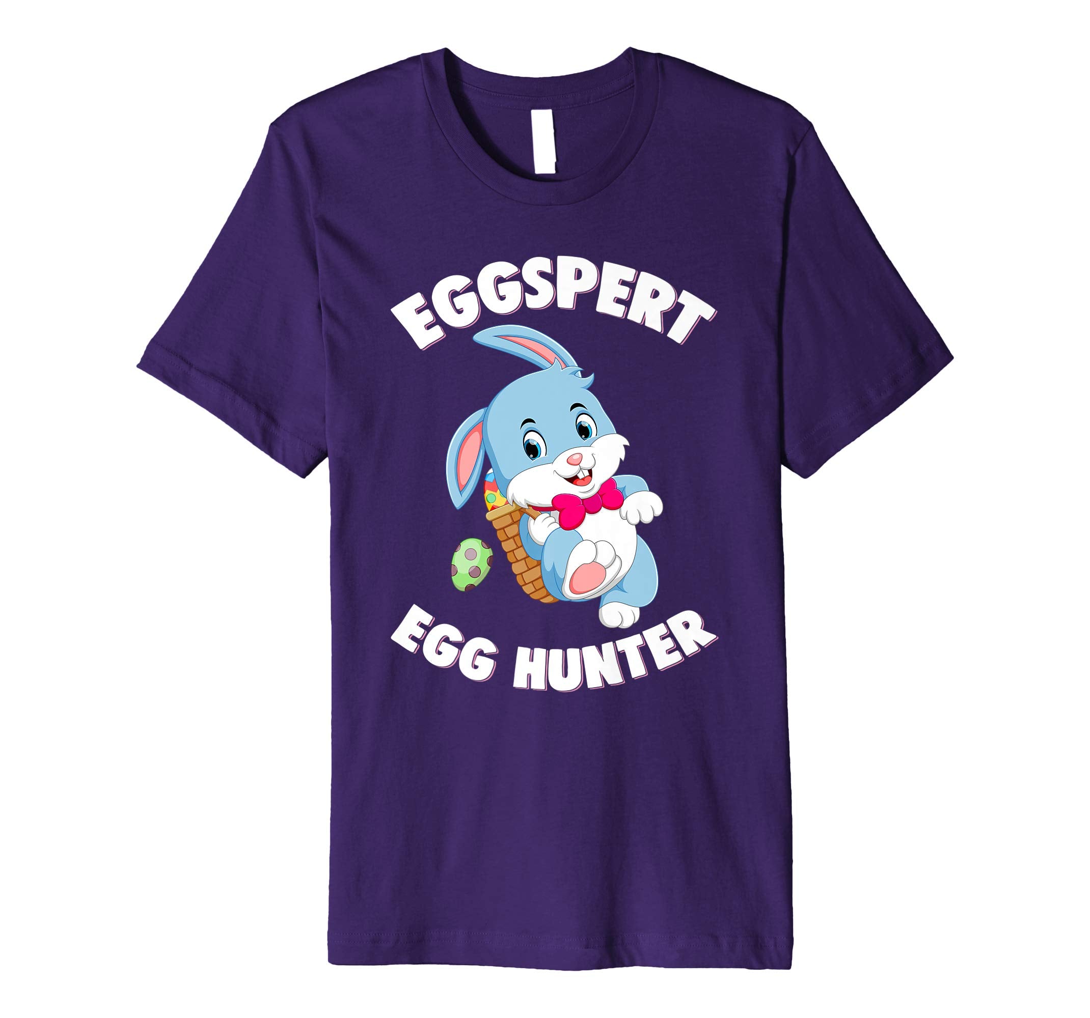 Eggspert Egg Hunter Happy Easter Kids Boys Girls T Shirt