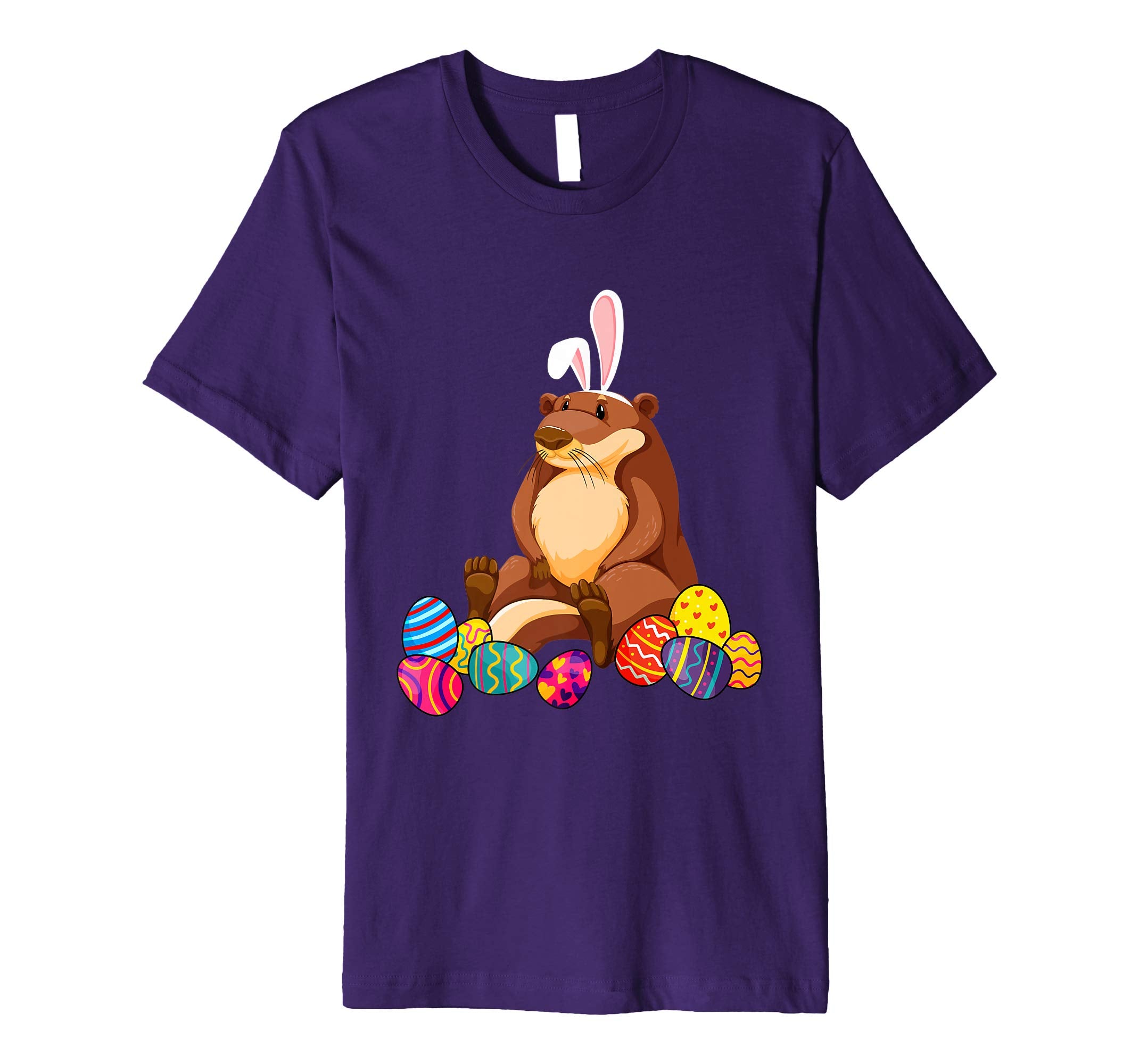 Otter Bunny Ear With Egg Easter Easter Day Shirt