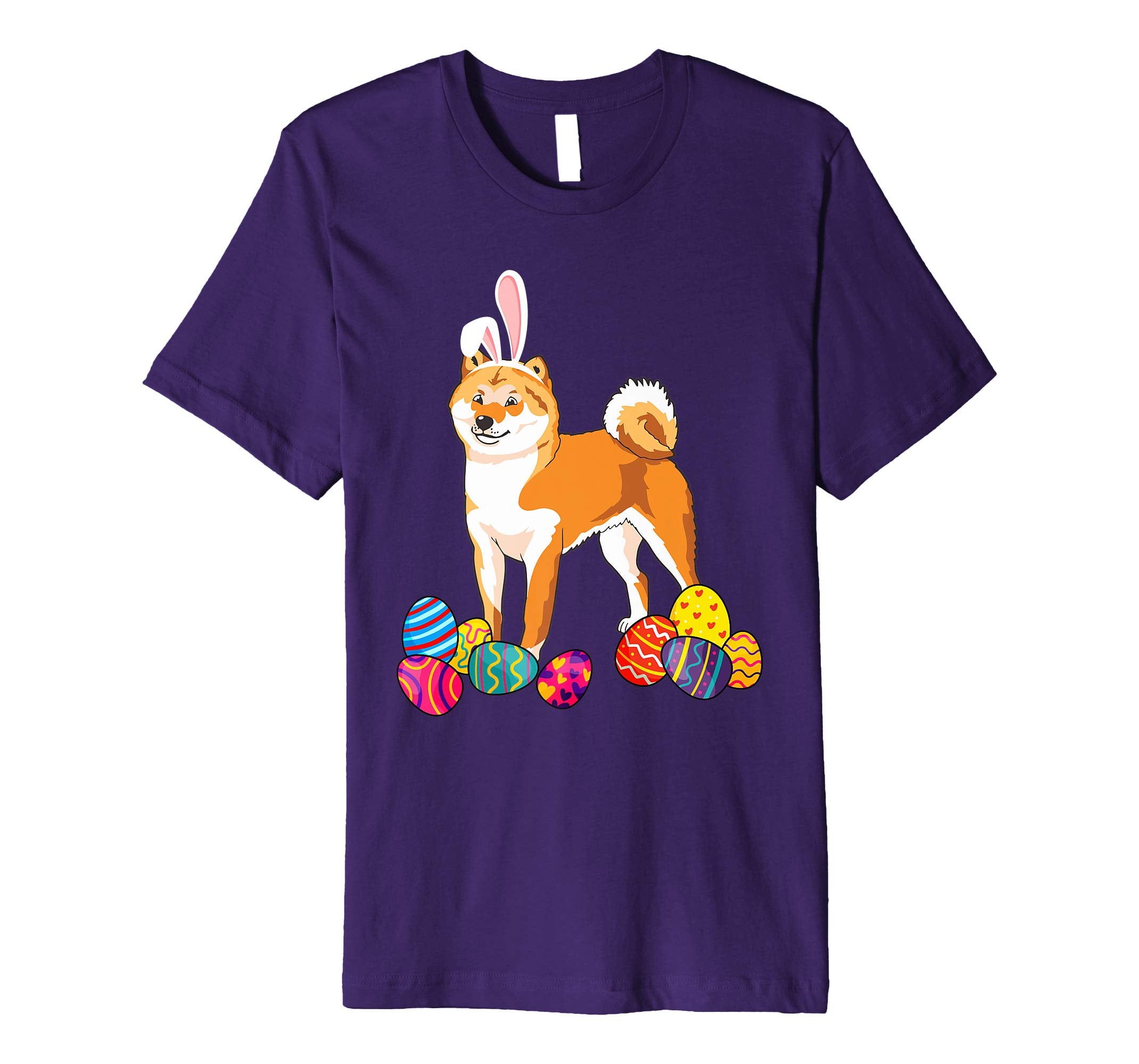 Akita Bunny Ear With Egg Easter Easter Day Shirt