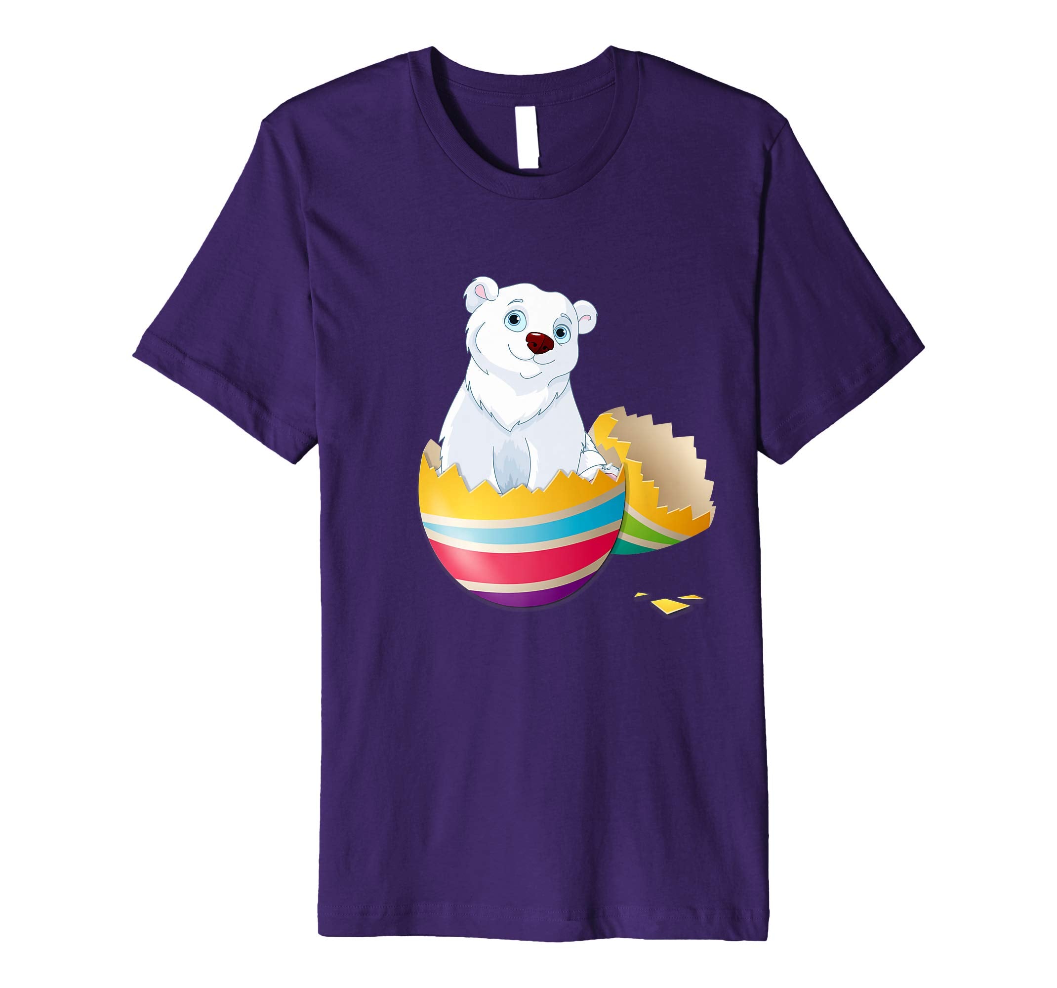 Baby Polar Bear Hatching From Easter Egg Easter Day Shirt