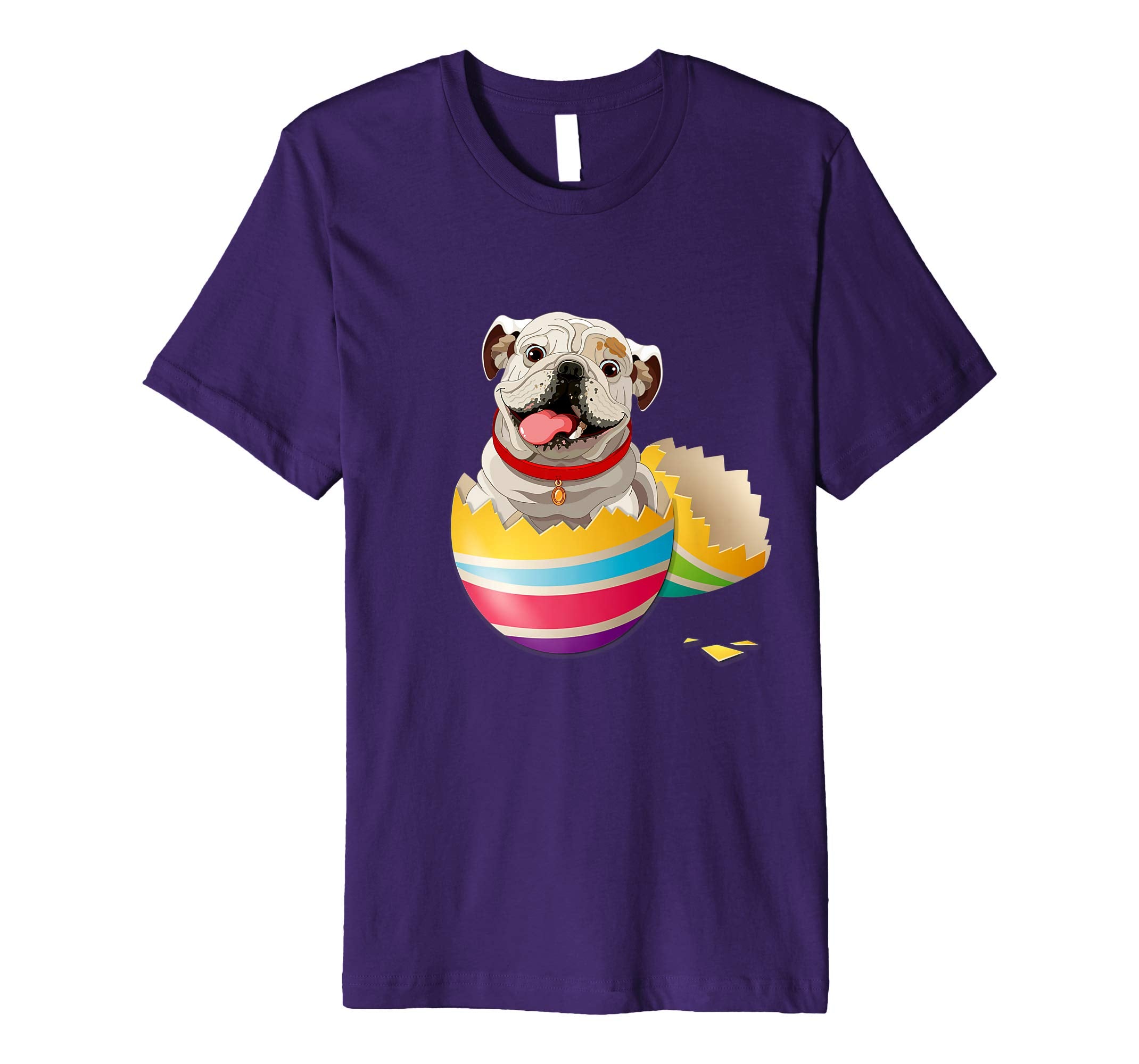 English Bulldog Hatching From Easter Egg Easter Day Shirt