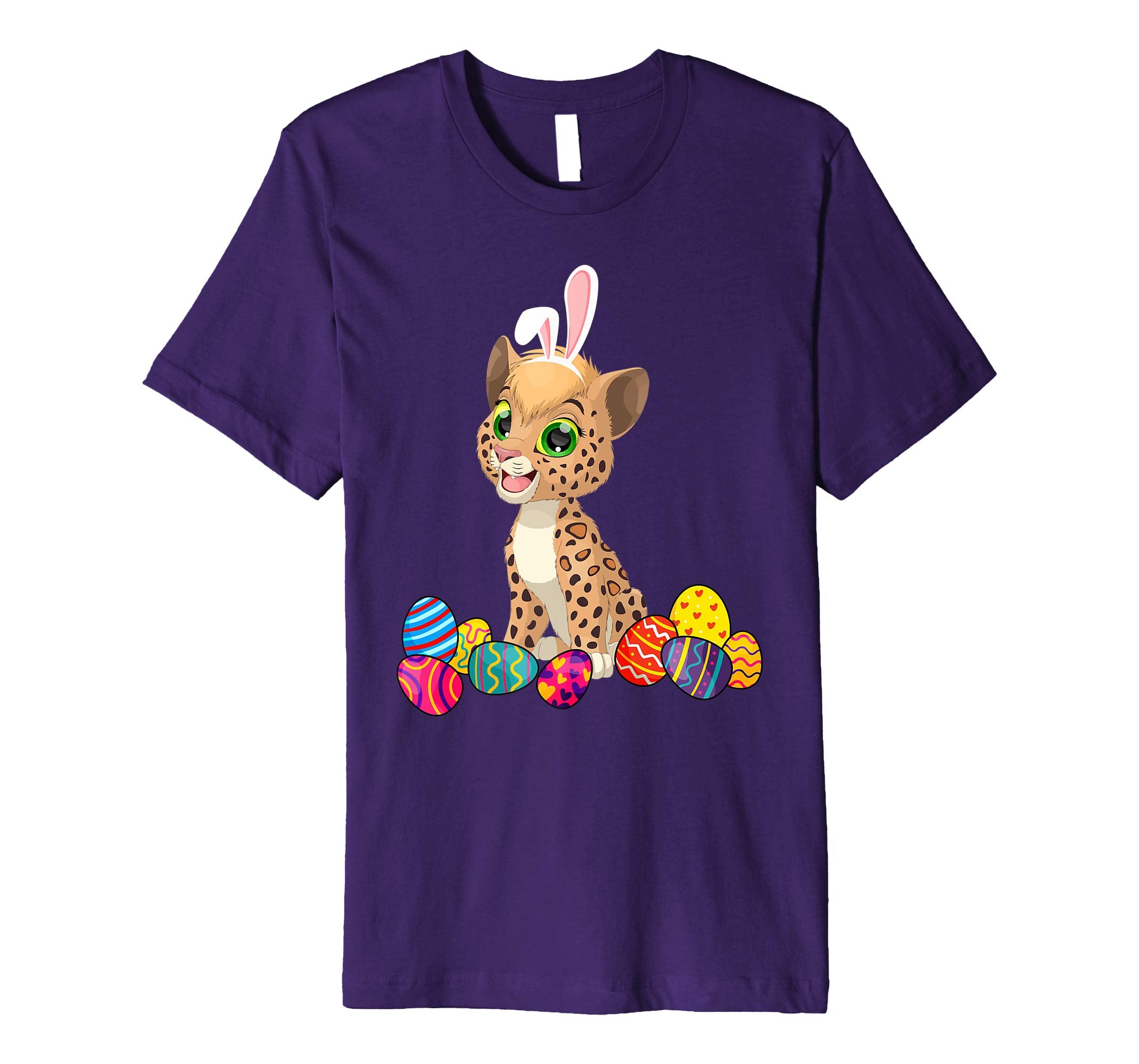 Leopard Bunny Ear With Egg Easter Easter Day Shirt