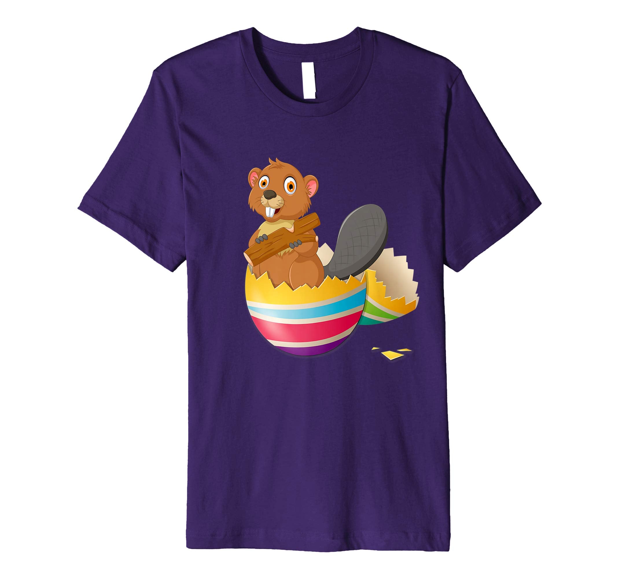 Baby Beaver Hatching From Easter Egg Easter Day Shirt