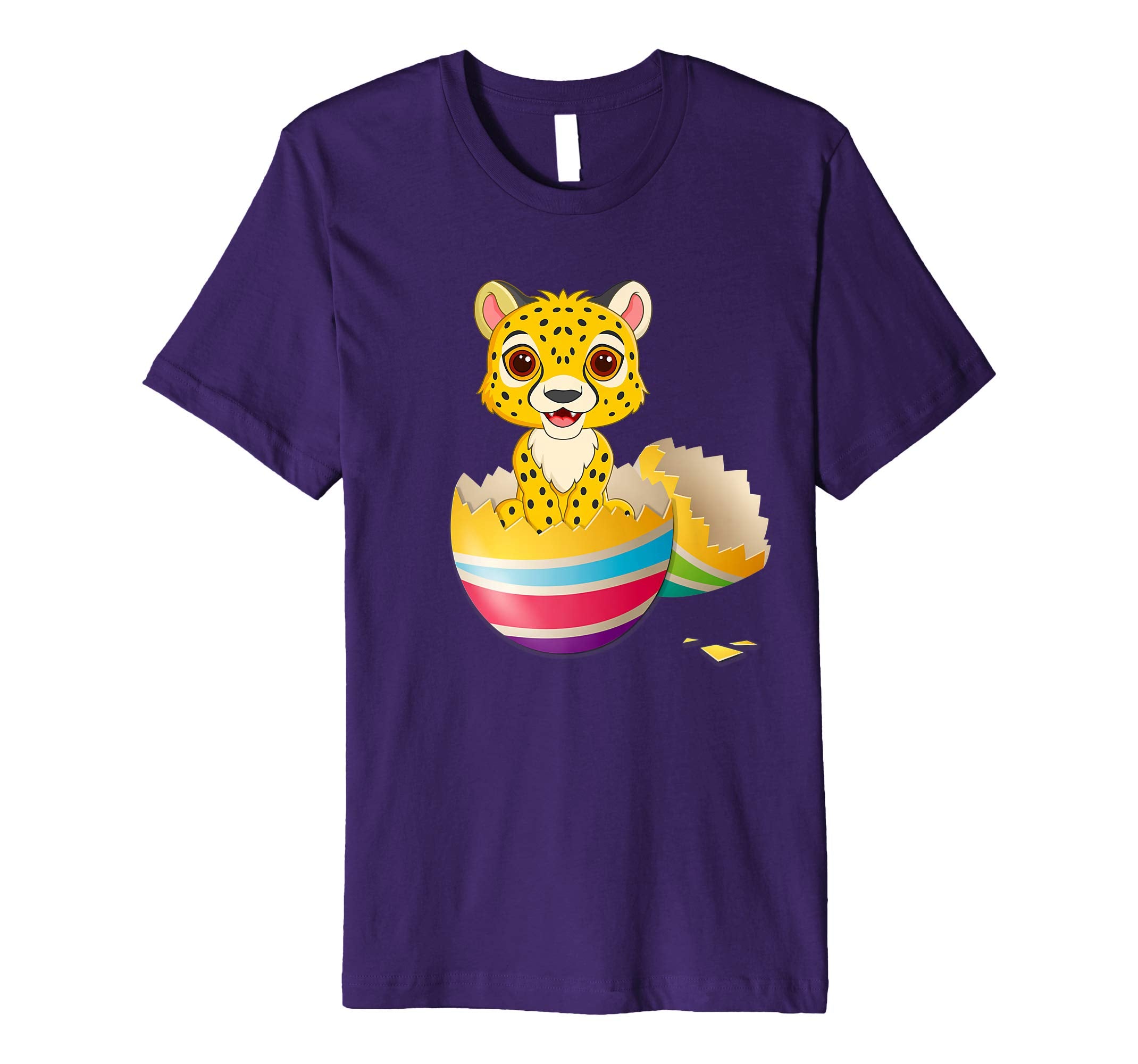 Baby Cheetah Hatching From Easter Egg Easter Day Shirt