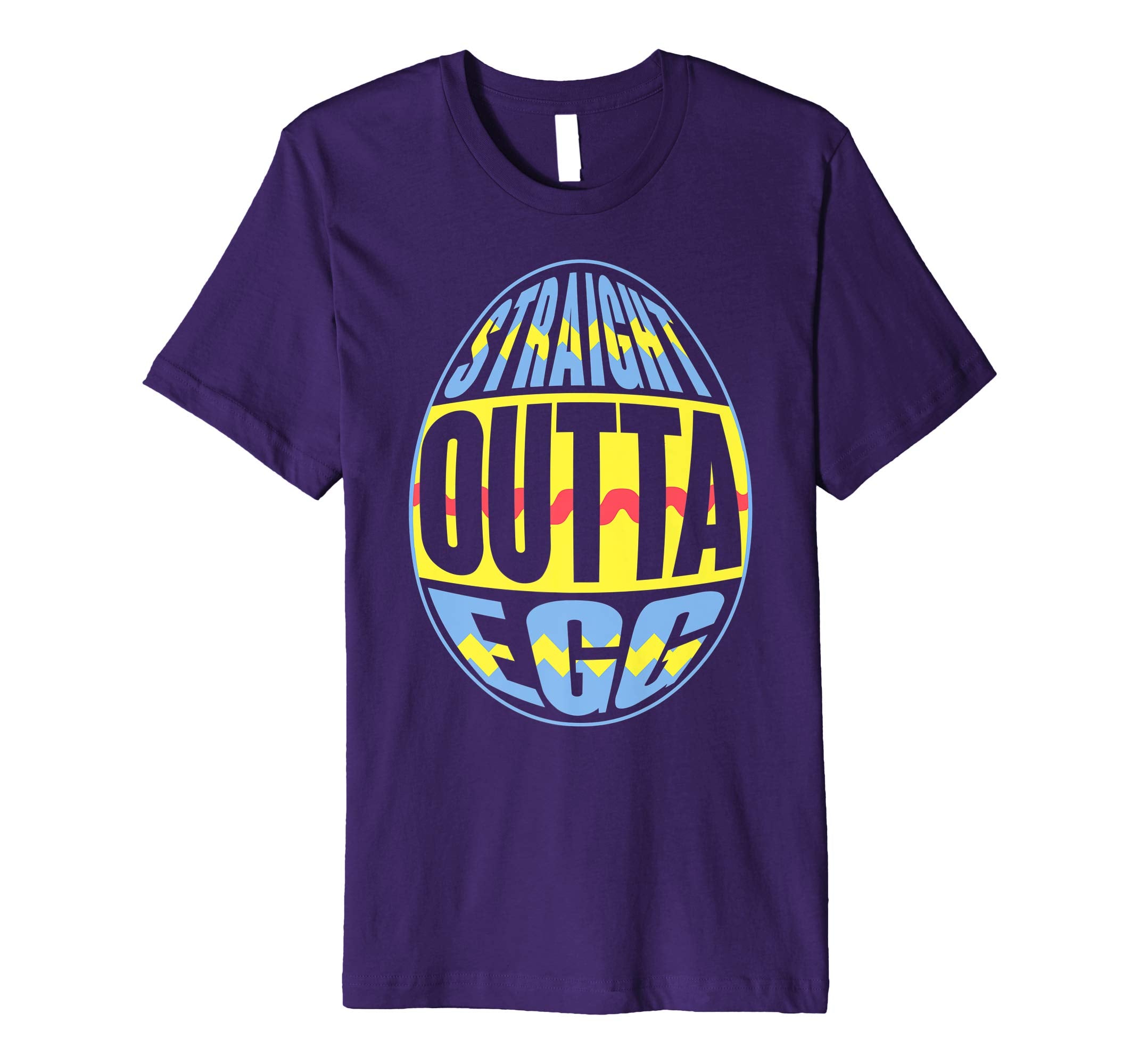 Straight Outta Egg Funny Easter Day 2019 T-Shirt Men Women