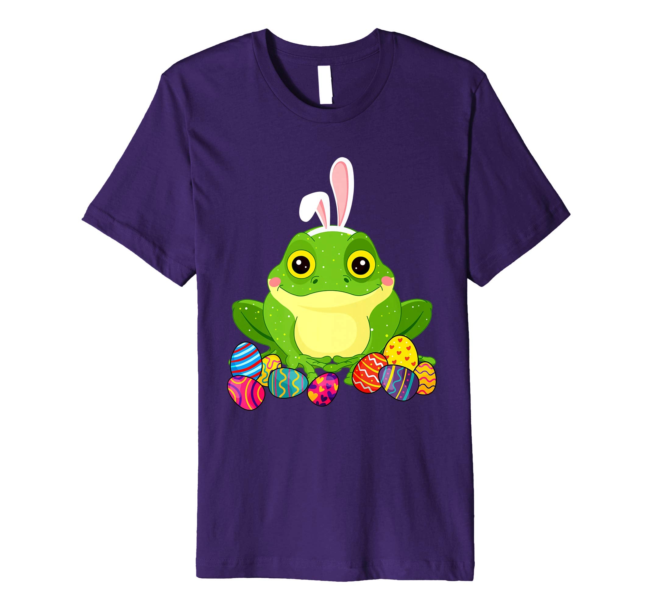 Frog Bunny Ear With Egg Easter Easter Day Shirt