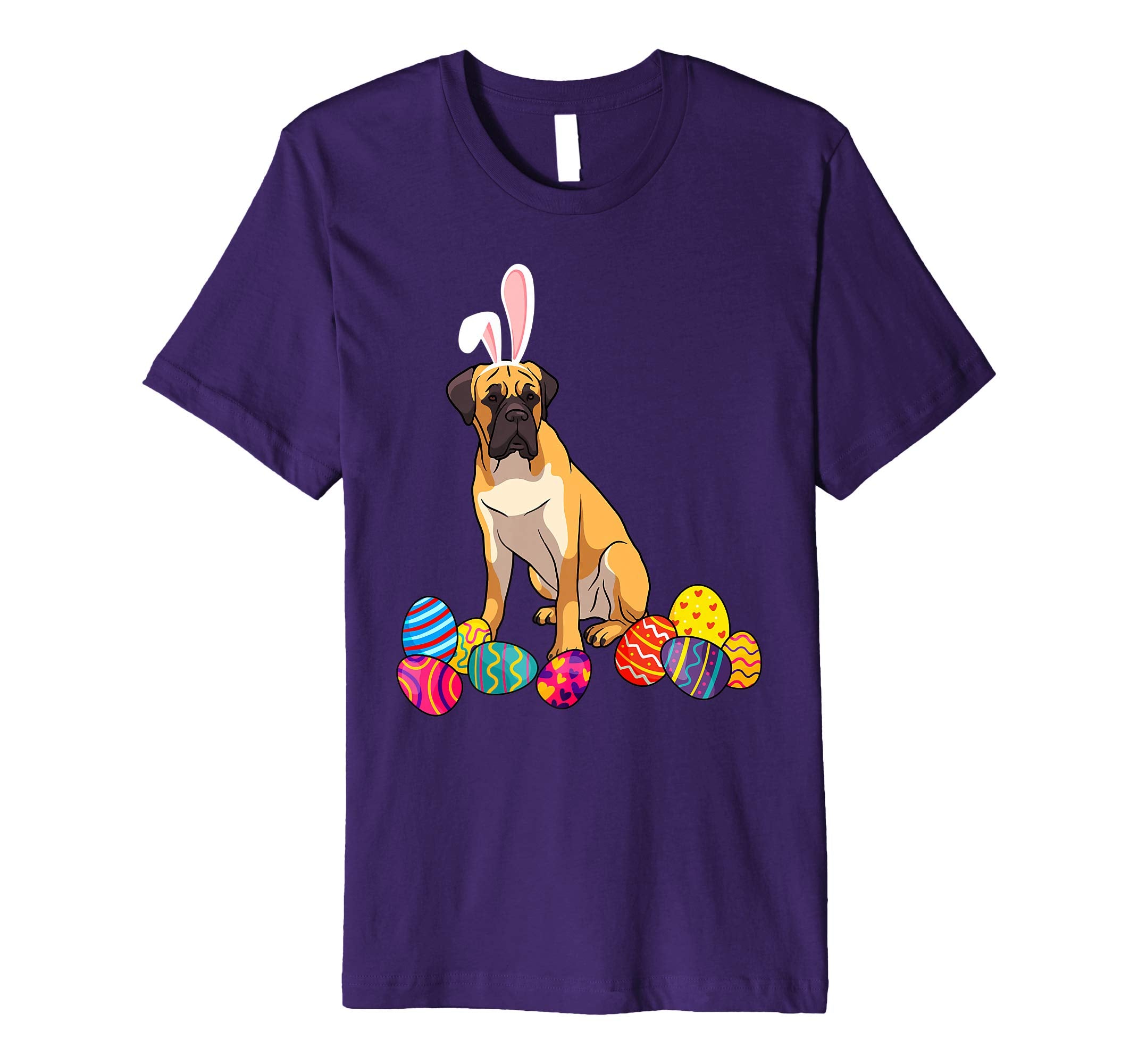 Mastiff Bunny Ear With Egg Easter Easter Day Shirt