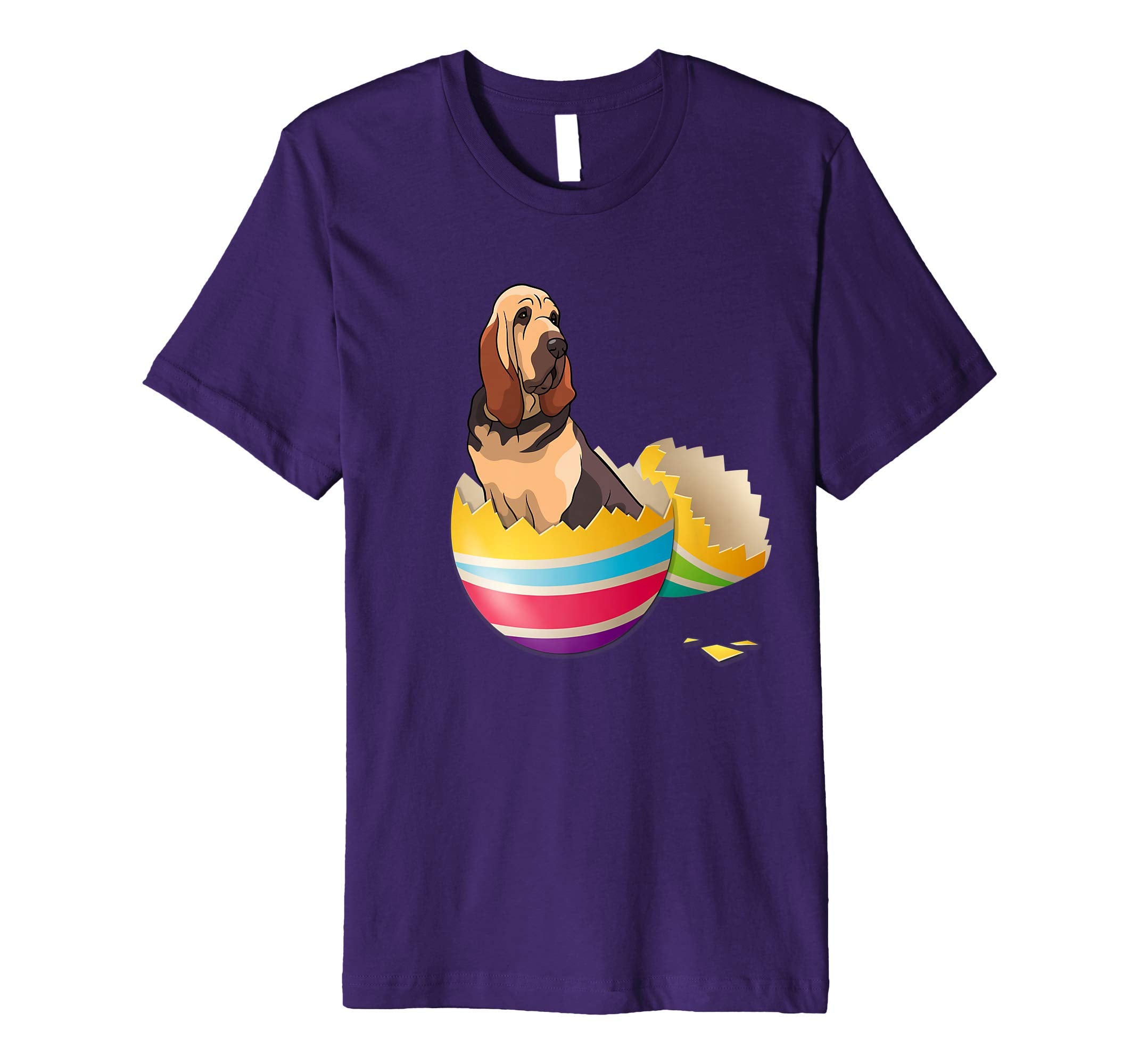 Bloodhound Hatching From Easter Egg Easter Day Shirt