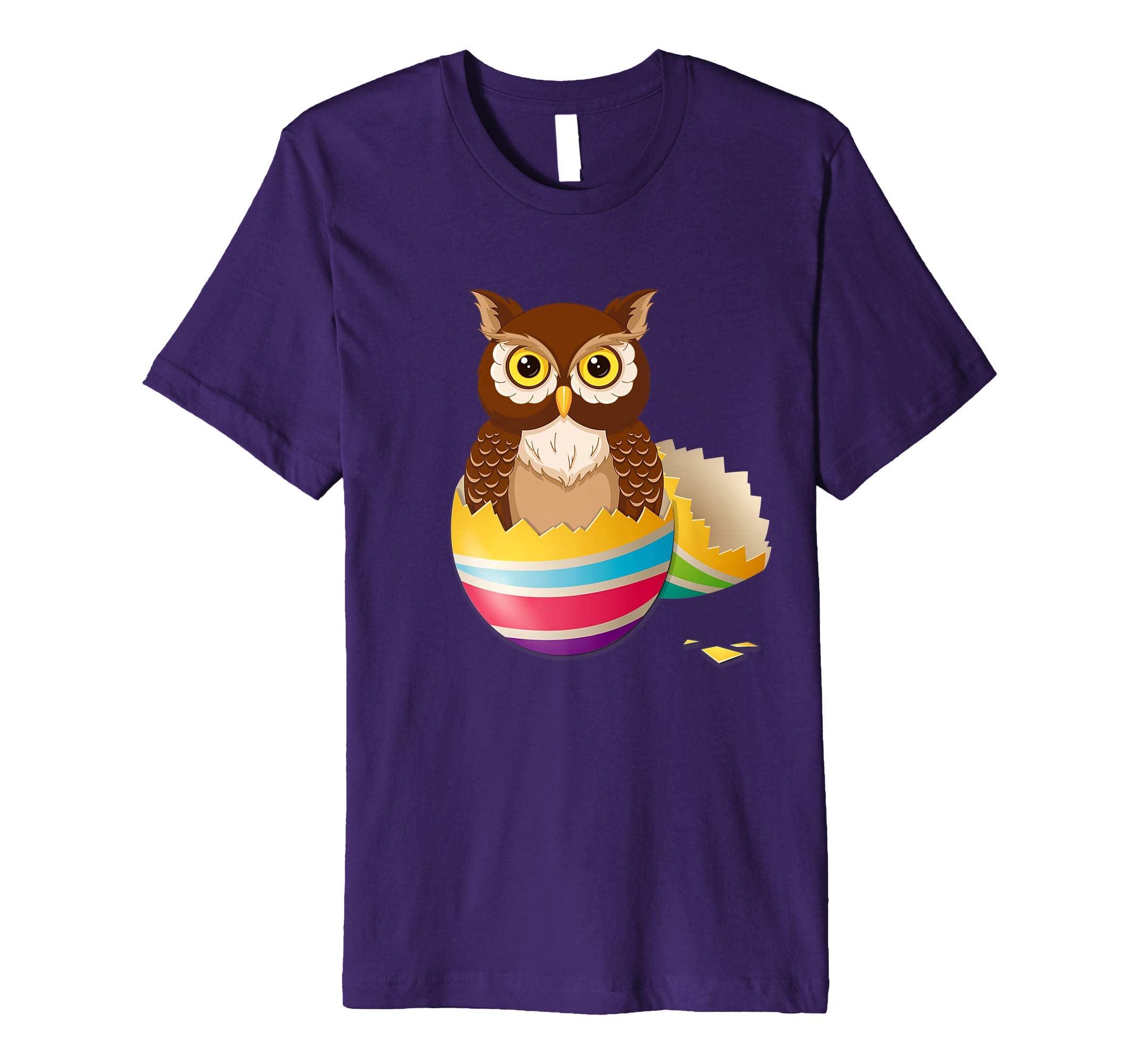 Baby Owl Hatching From Easter Egg Easter Day Shirt