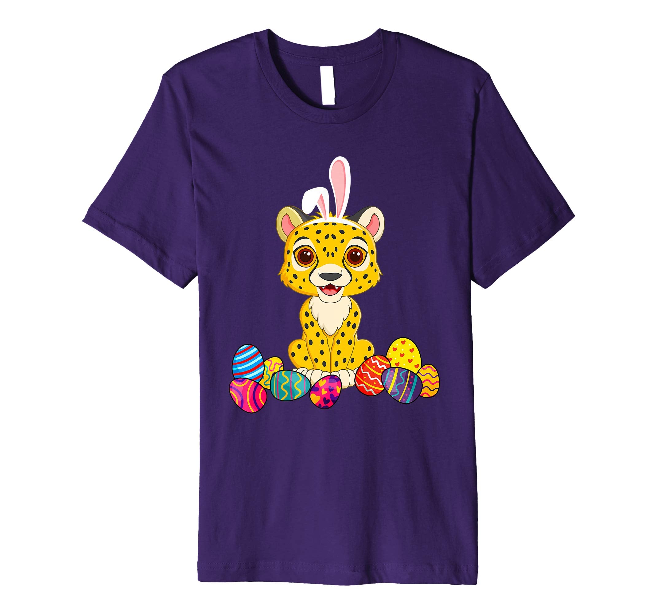 Cheetah Bunny Ear With Egg Easter Easter Day Shirt