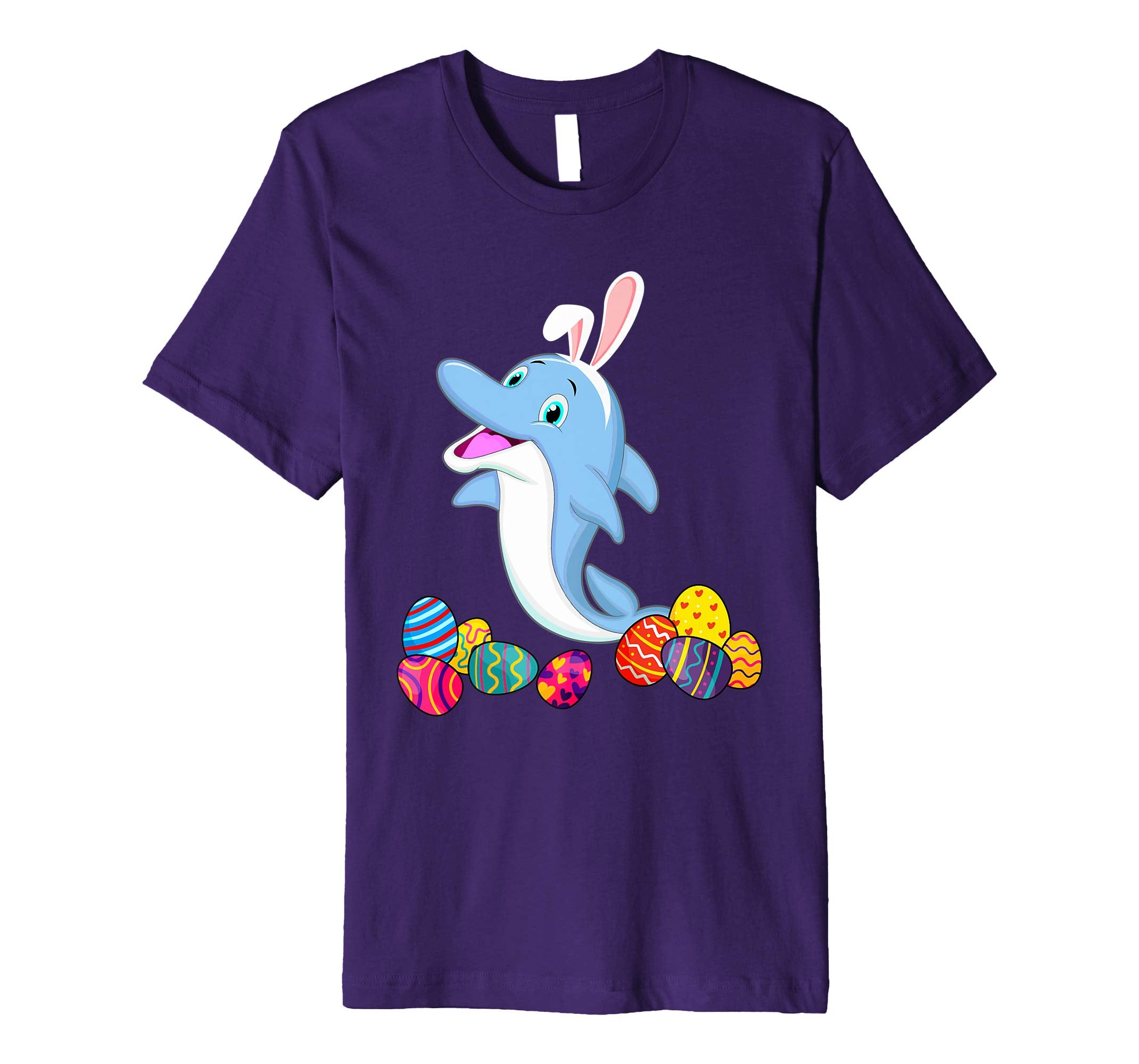 Dolphin Bunny Ear With Egg Easter Easter Day Shirt