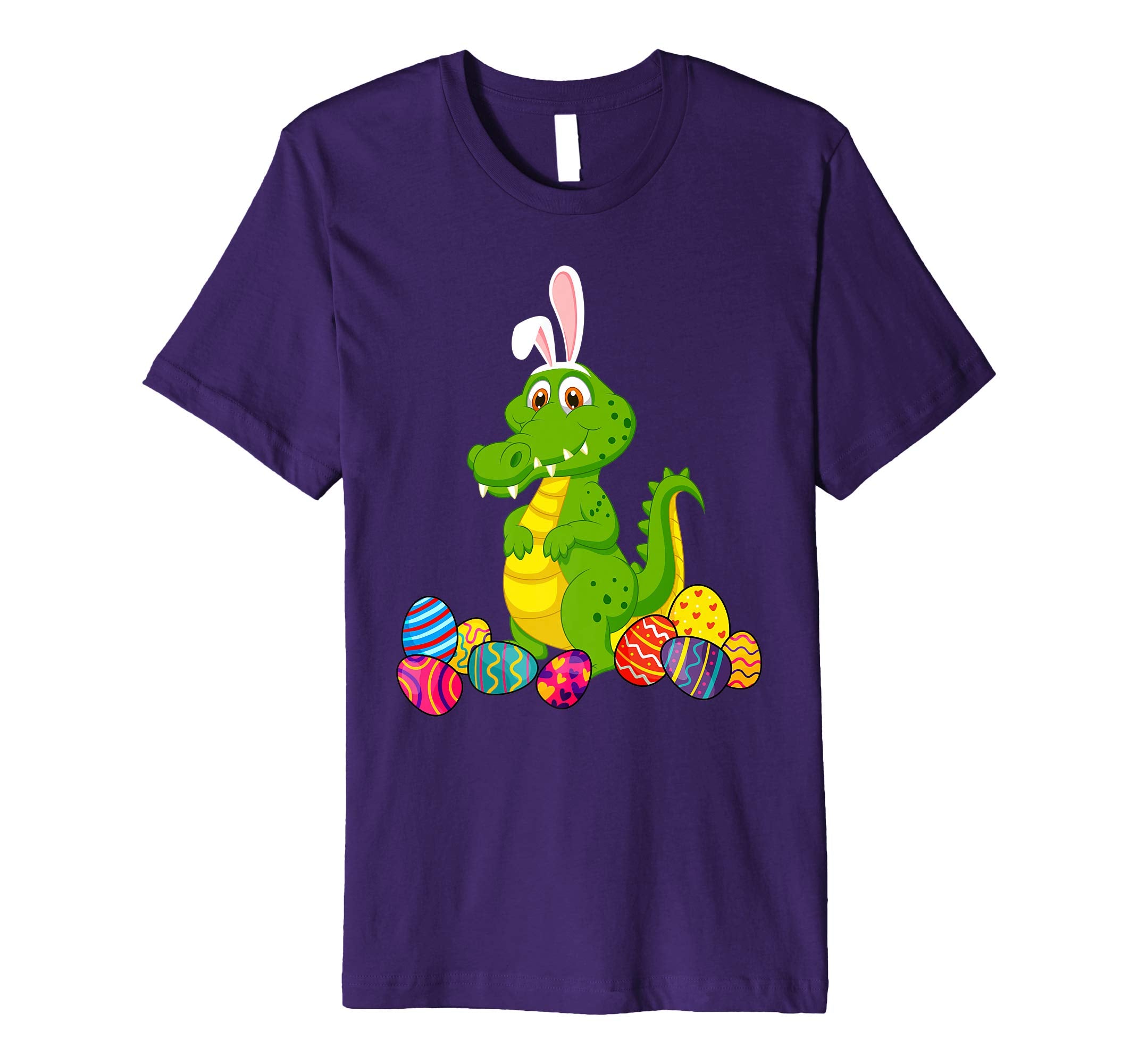Crocodile Bunny Ear With Egg Easter Easter Day Shirt