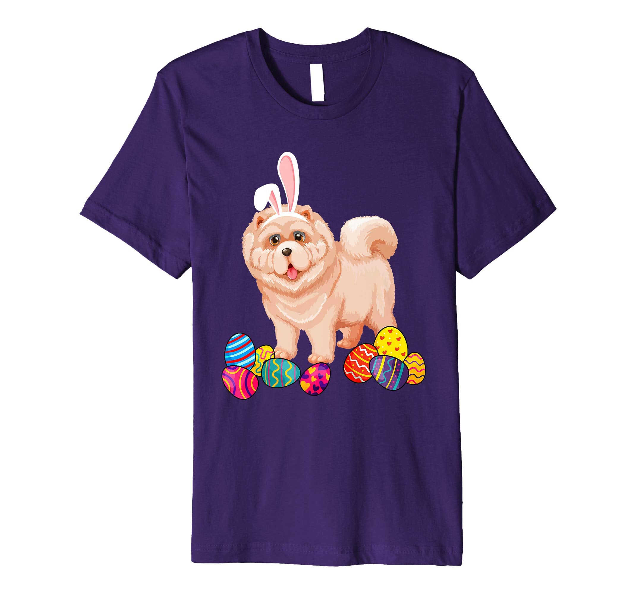 Chow Chow Bunny Ear With Egg Easter Easter Day Shirt
