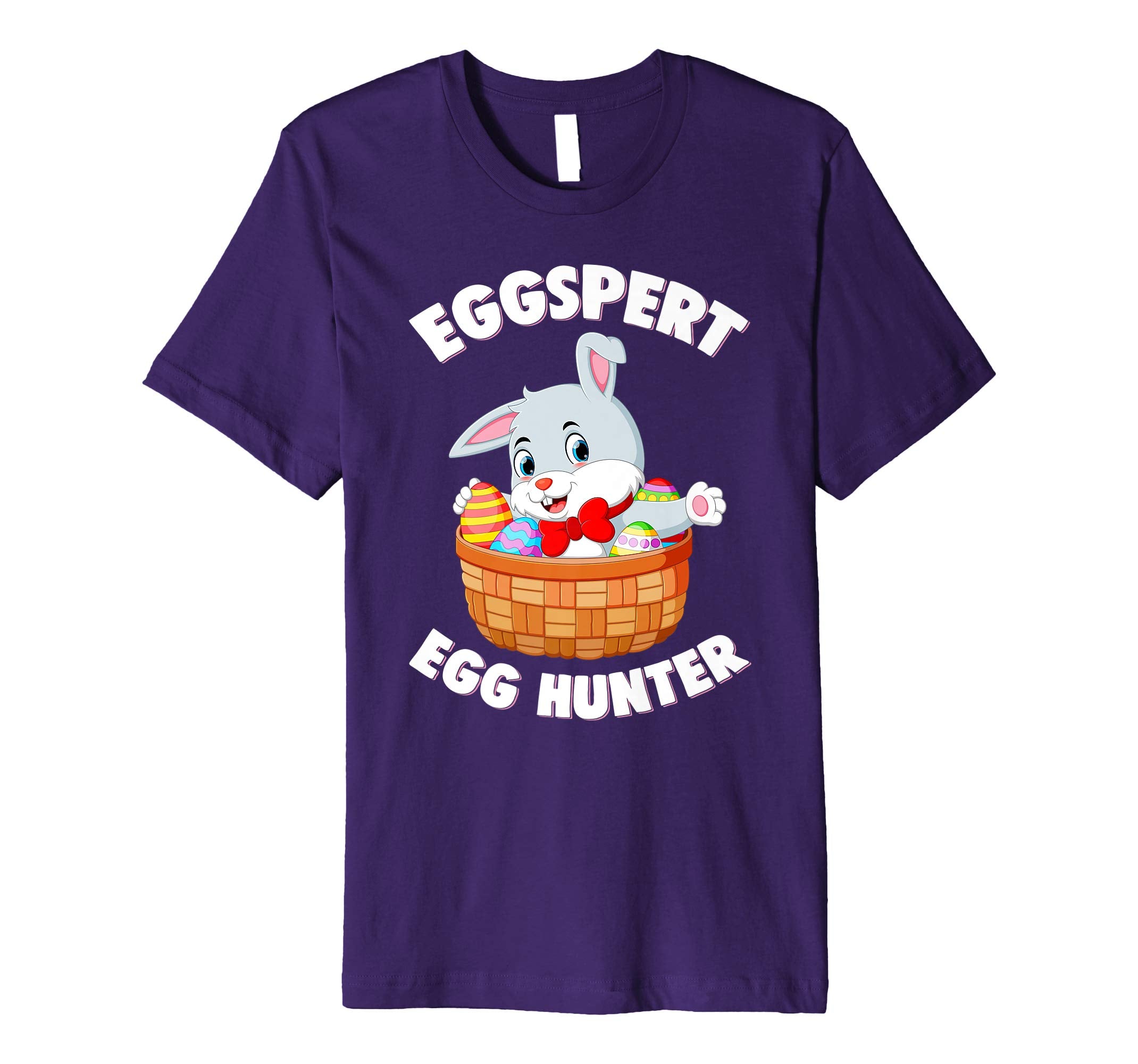 Eggspert Egg Hunter Happy Easter Kids Boys Girls T Shirt
