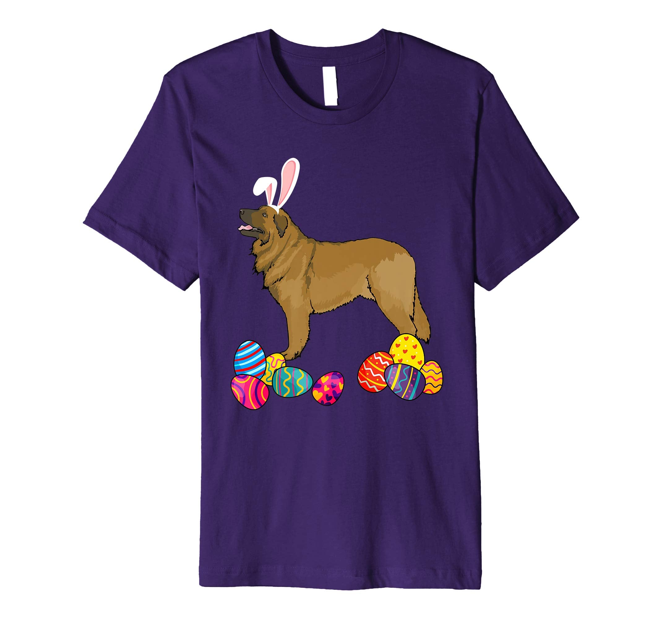 Leonberger Bunny Ear With Egg Easter Easter Day Shirt