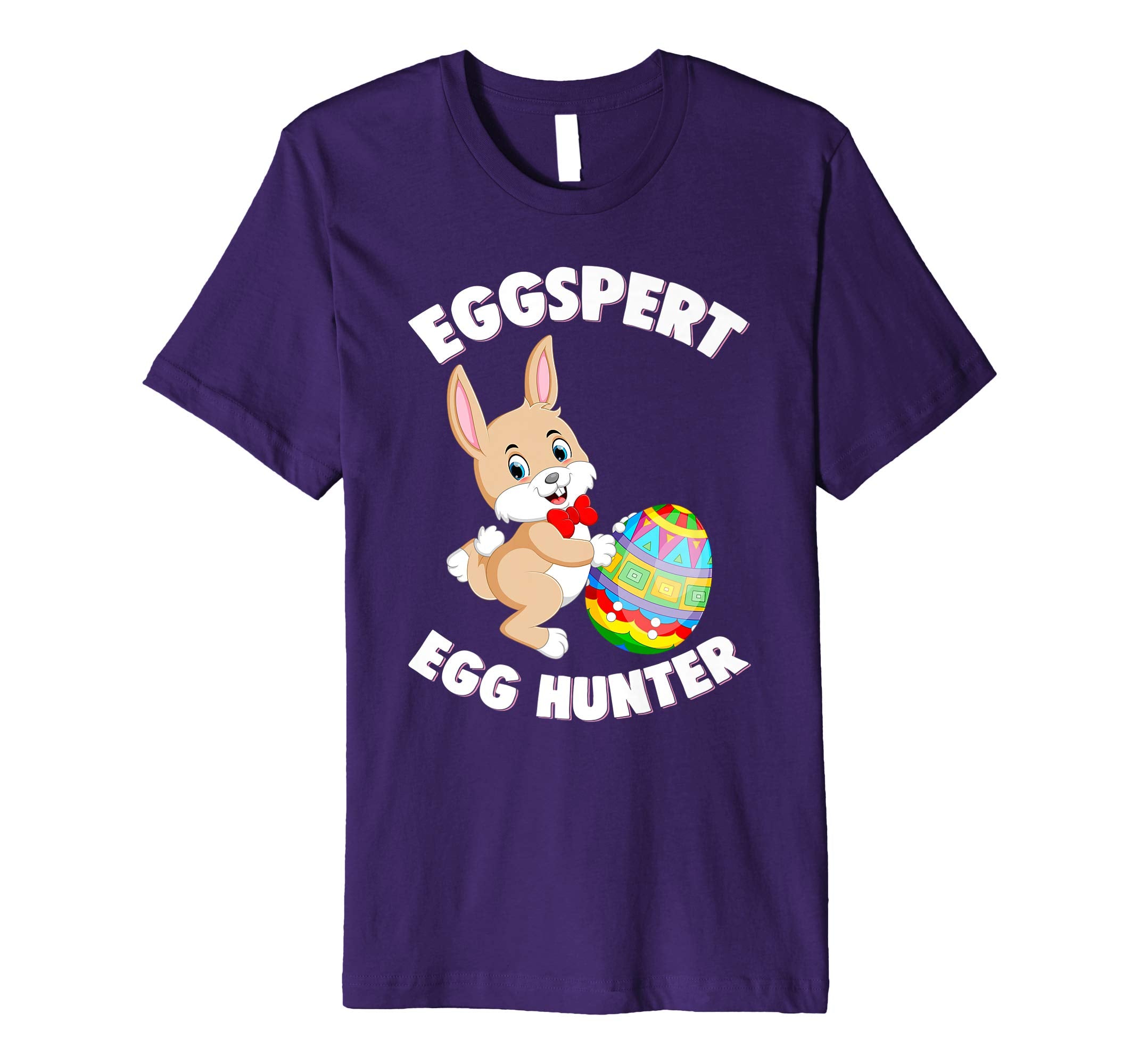 Eggspert Egg Hunter Happy Easter Kids Boys Girls T Shirt