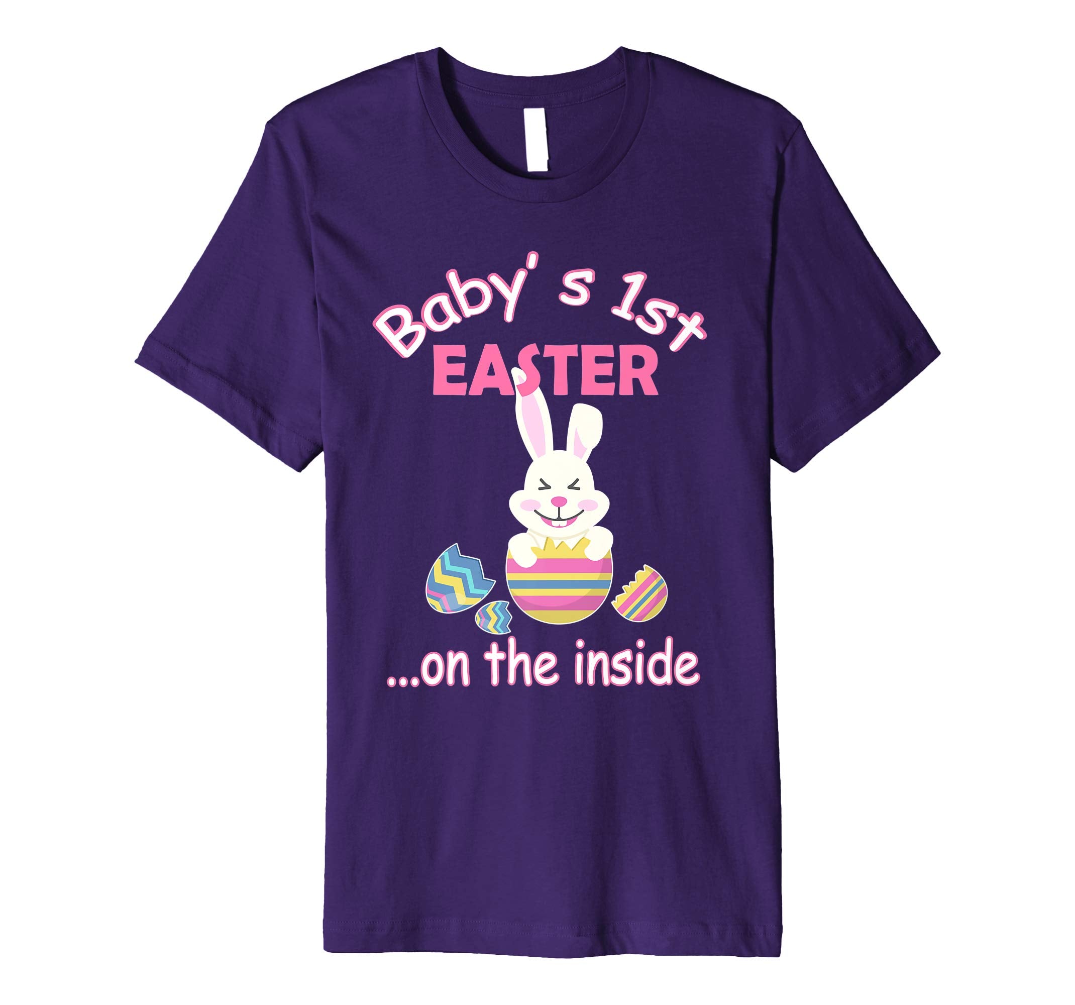 Bunny Open Easter Egg Baby's 1st Easter On The Inside Shirt