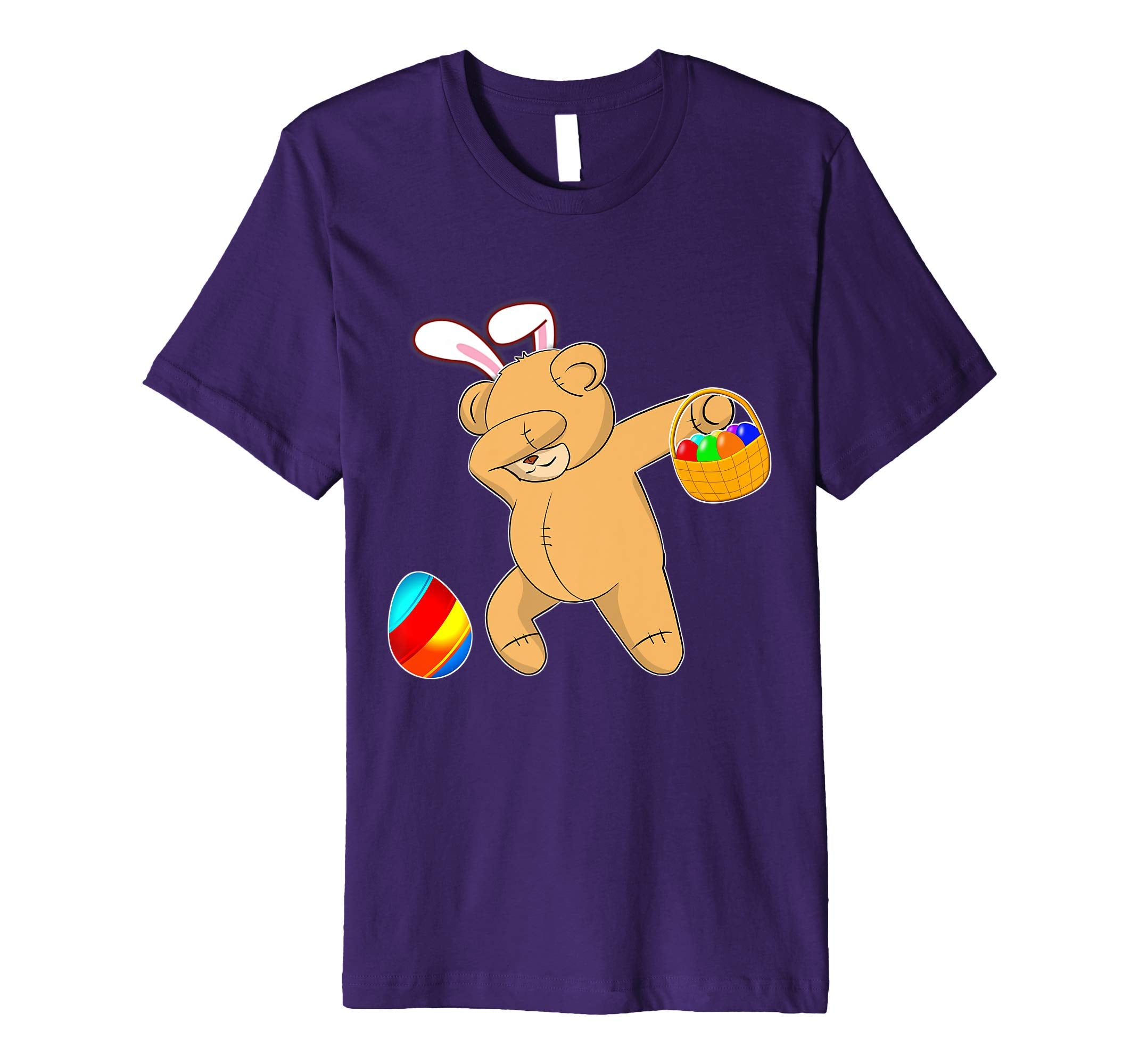Easter Bunny Dabbing Teddy Bear Tshirt Easter Egg Gift