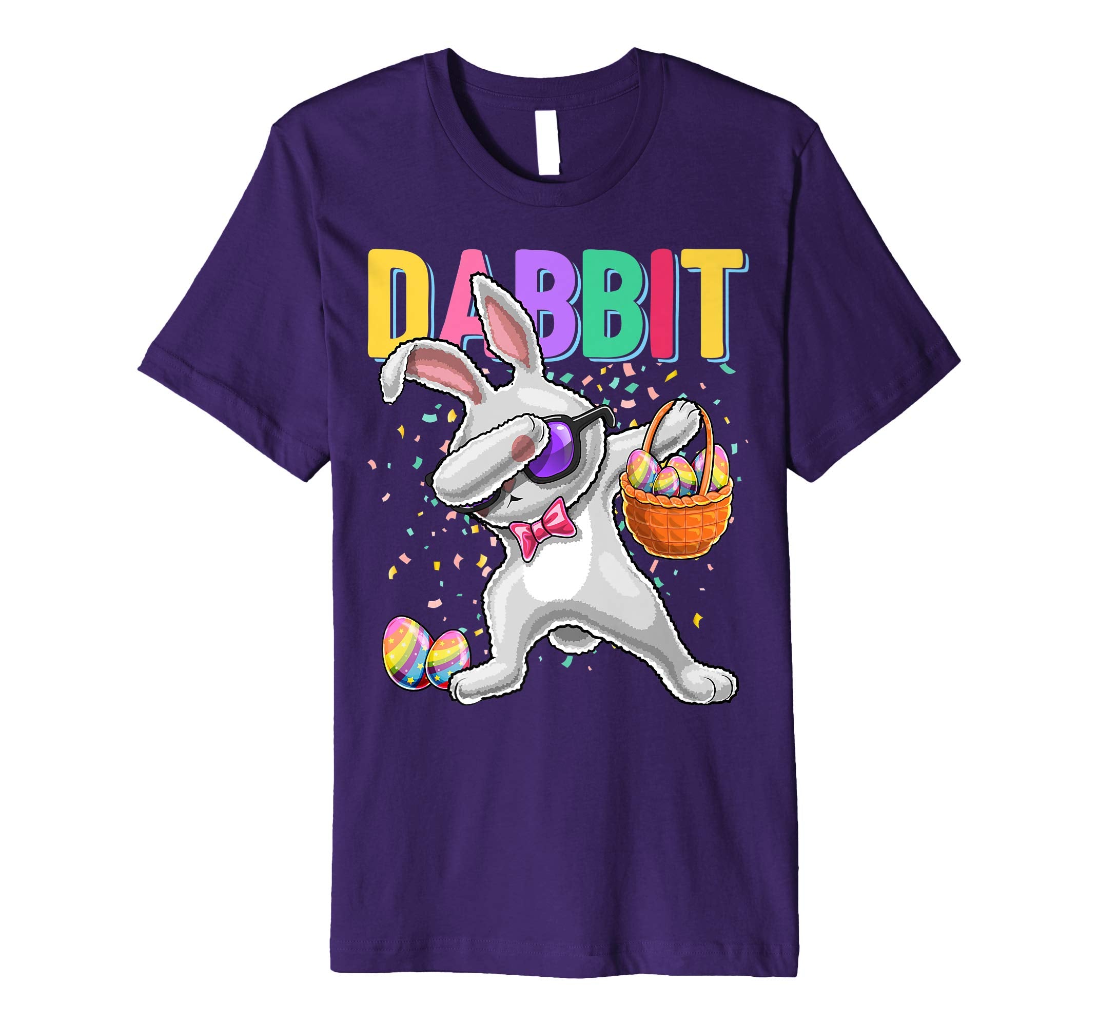 Dabbit Dabbing Easter Bunny Shirt Easter Egg Basket Gift Kid