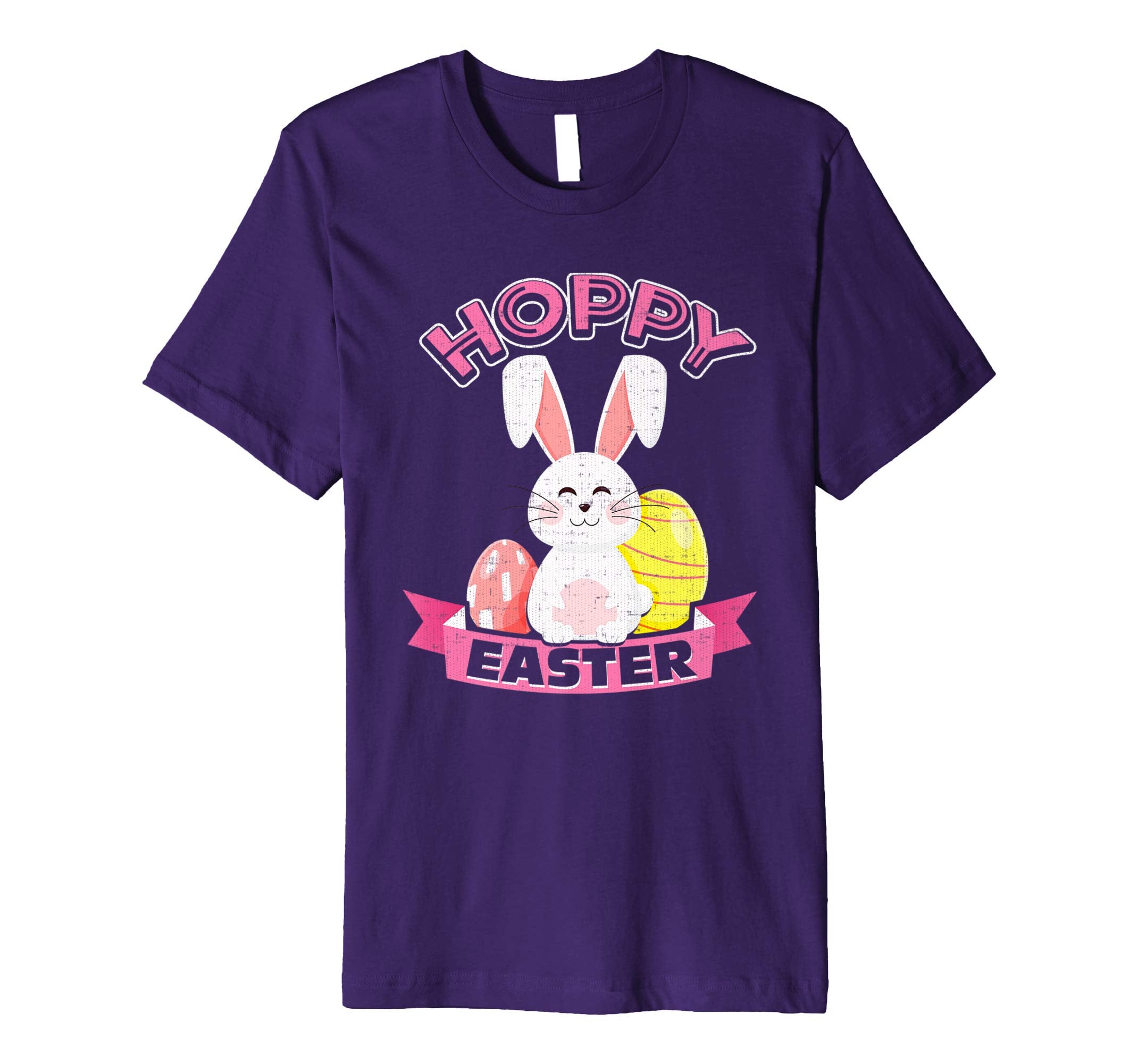 Hoppy Easter Bunny Cute Happy Easter Egg Holiday Tshirt