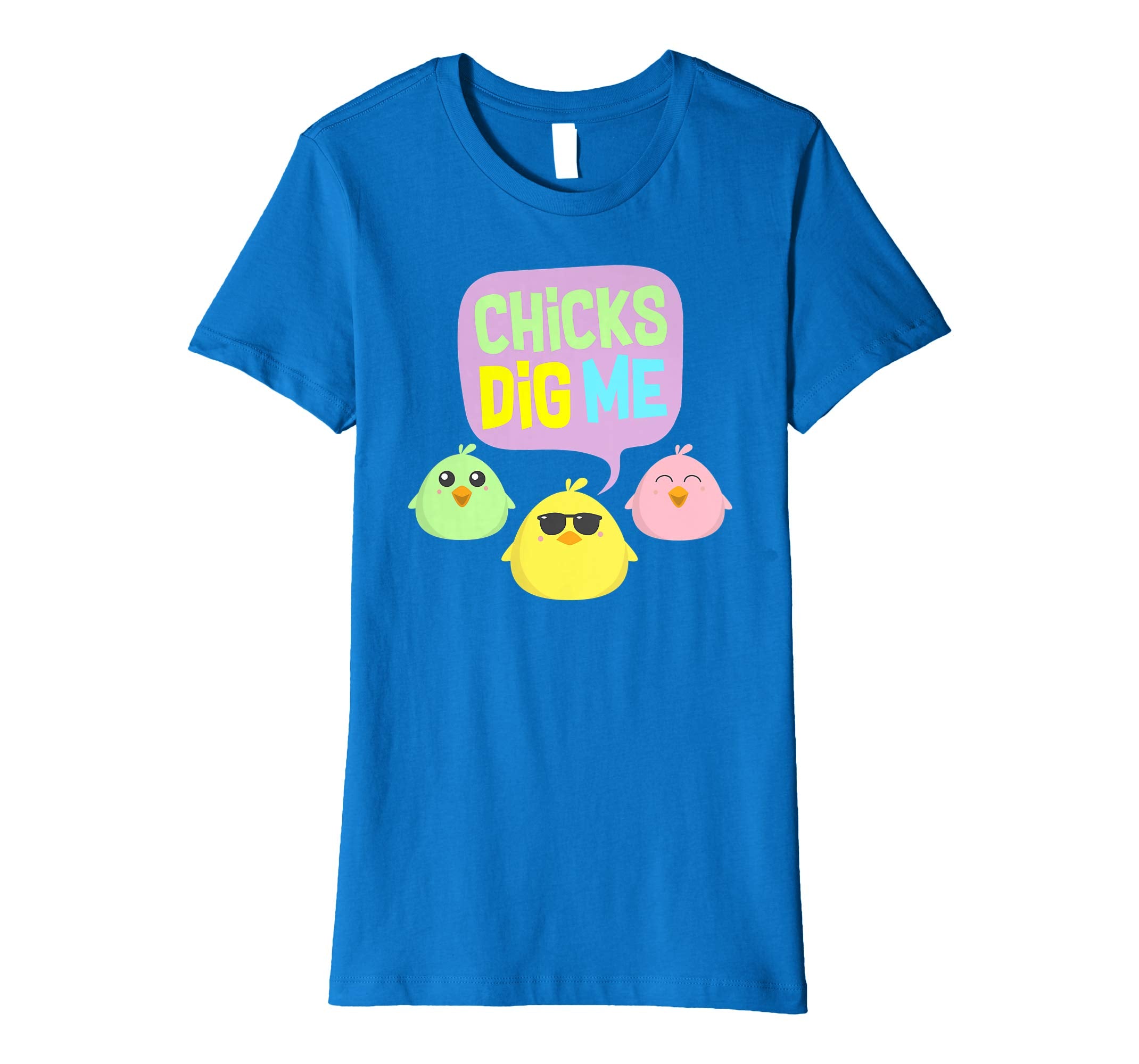Chicks Dig Me Egg Hunt Happy Easter Kids Boys Girls T Shirt