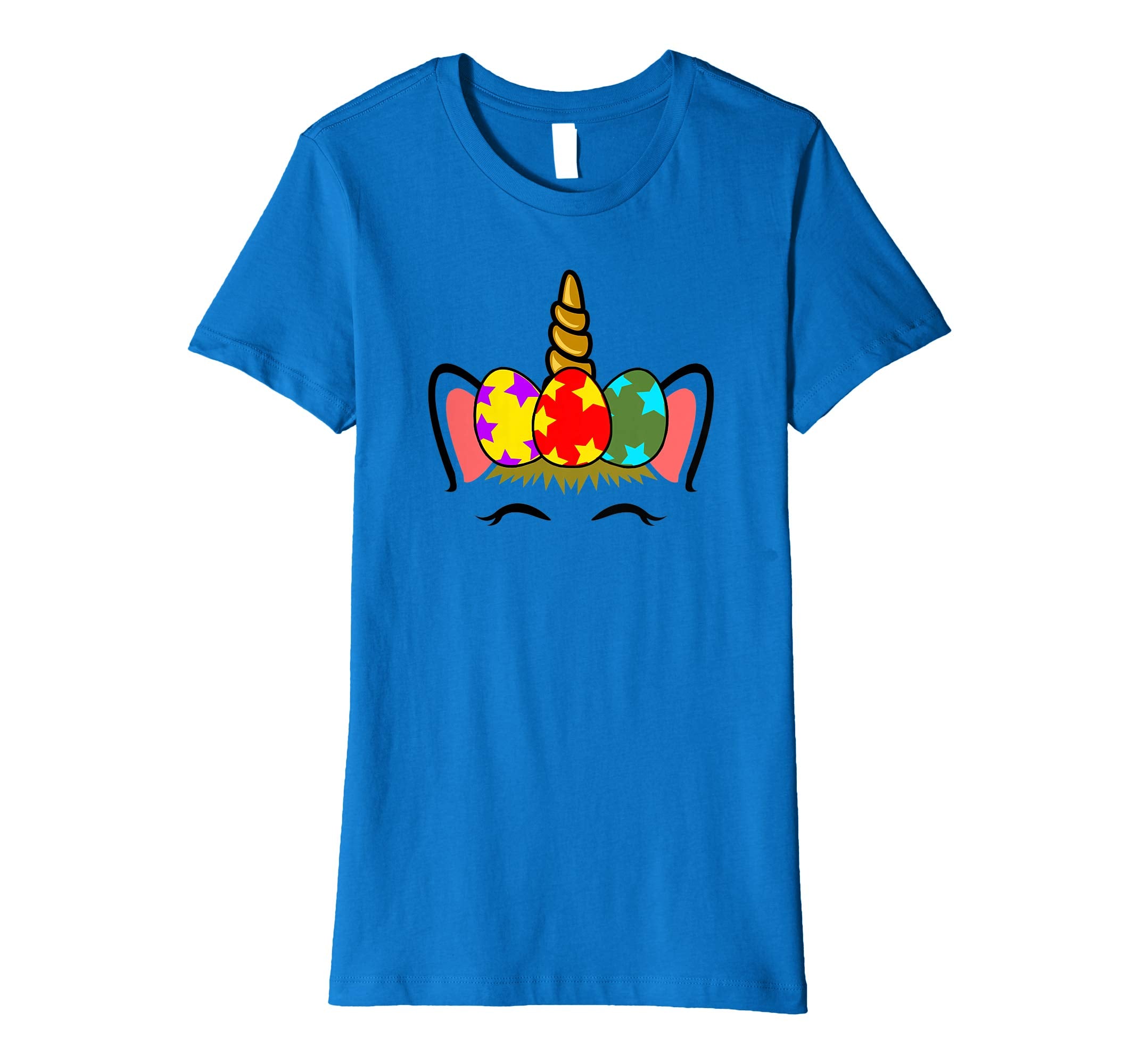 Easter Unicorn Girl Shirt | Cute Easter Painted Eggs Gift