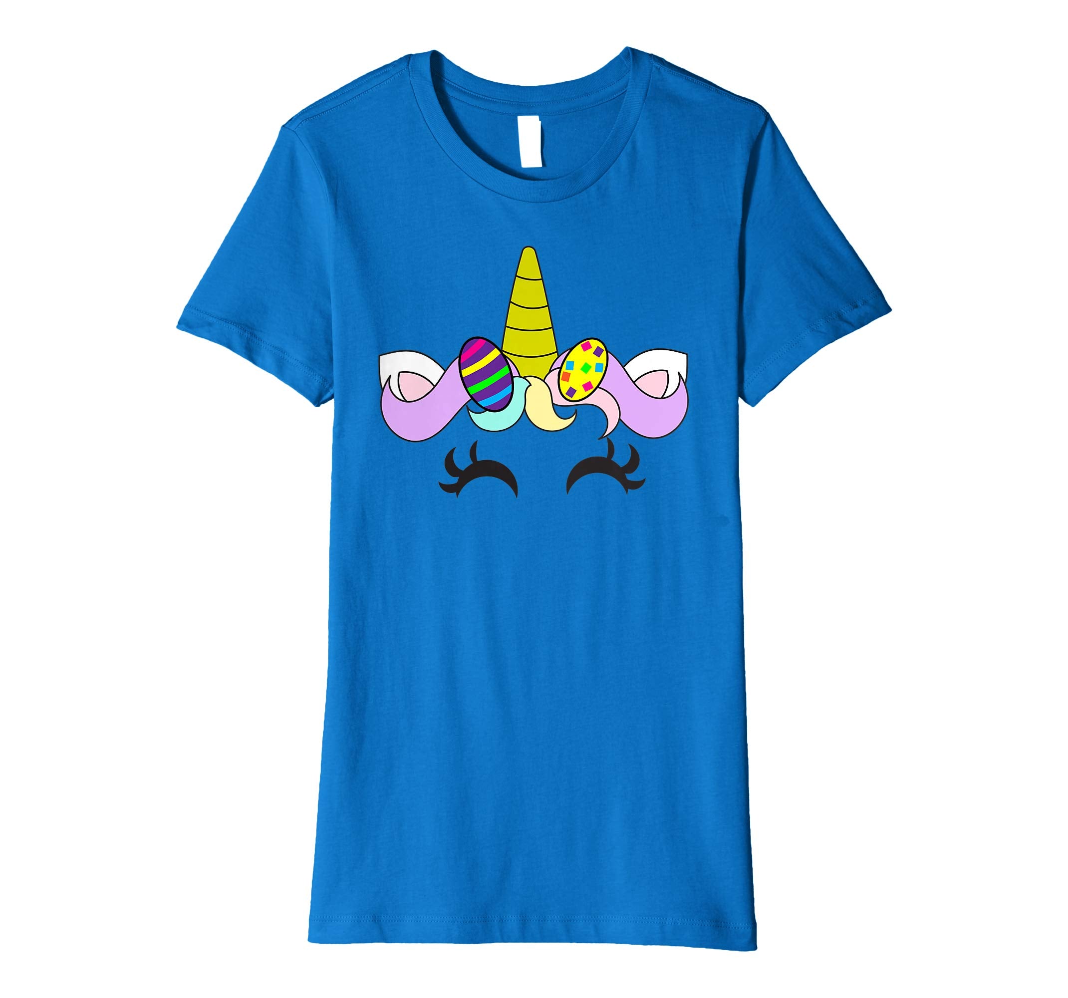 Easter Unicorn Girl Shirt | Cute Easter Painted Eggs Gift