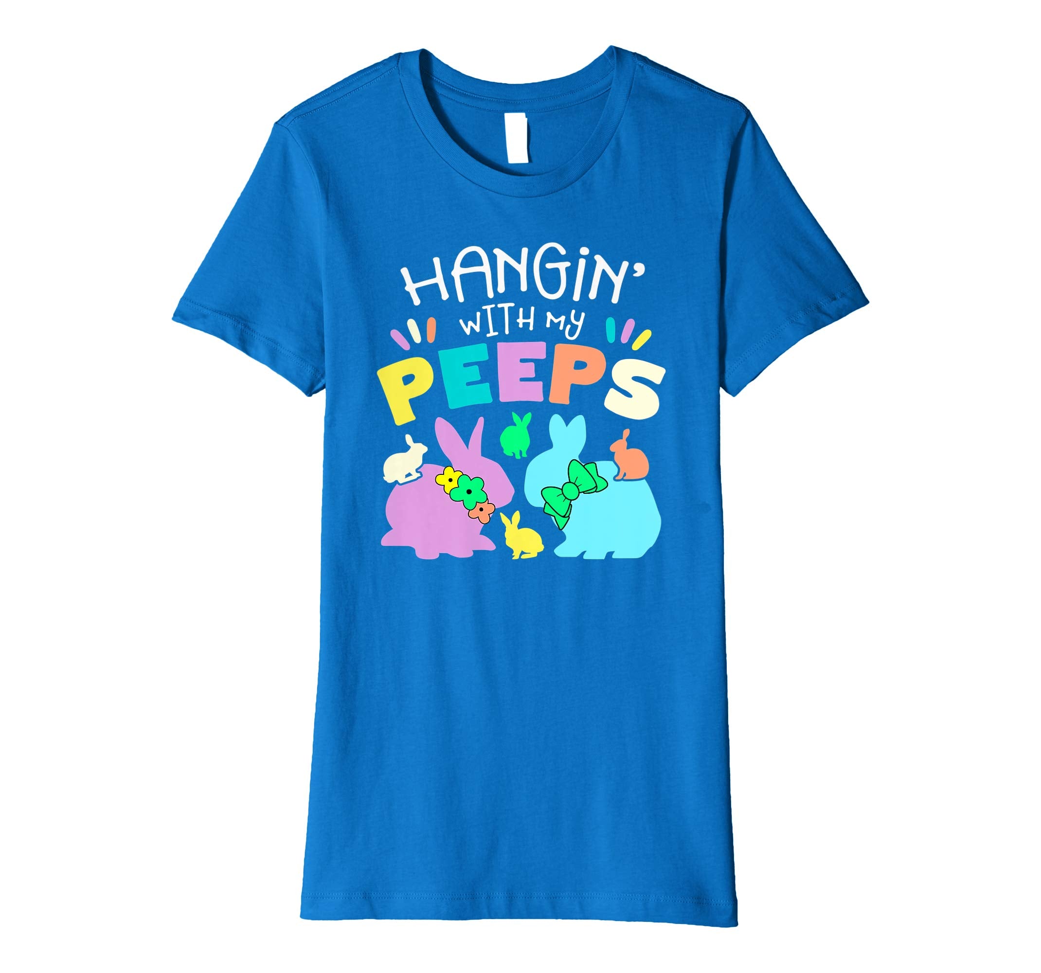 Hanging With My Peeps Happy Easter Kids Boys Girls T Shirt