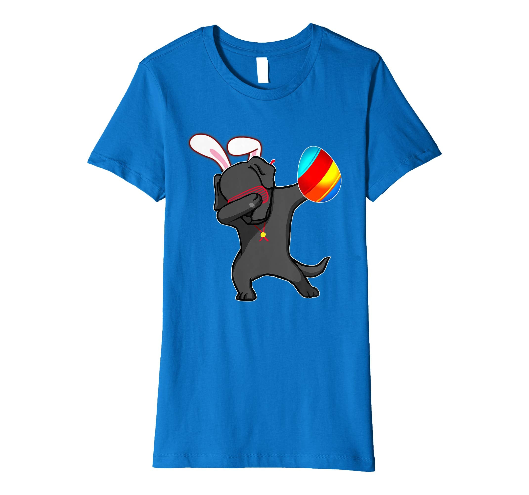 Easter Bunny Dabbing Labrador Dog Tshirt Egg Ears Gift