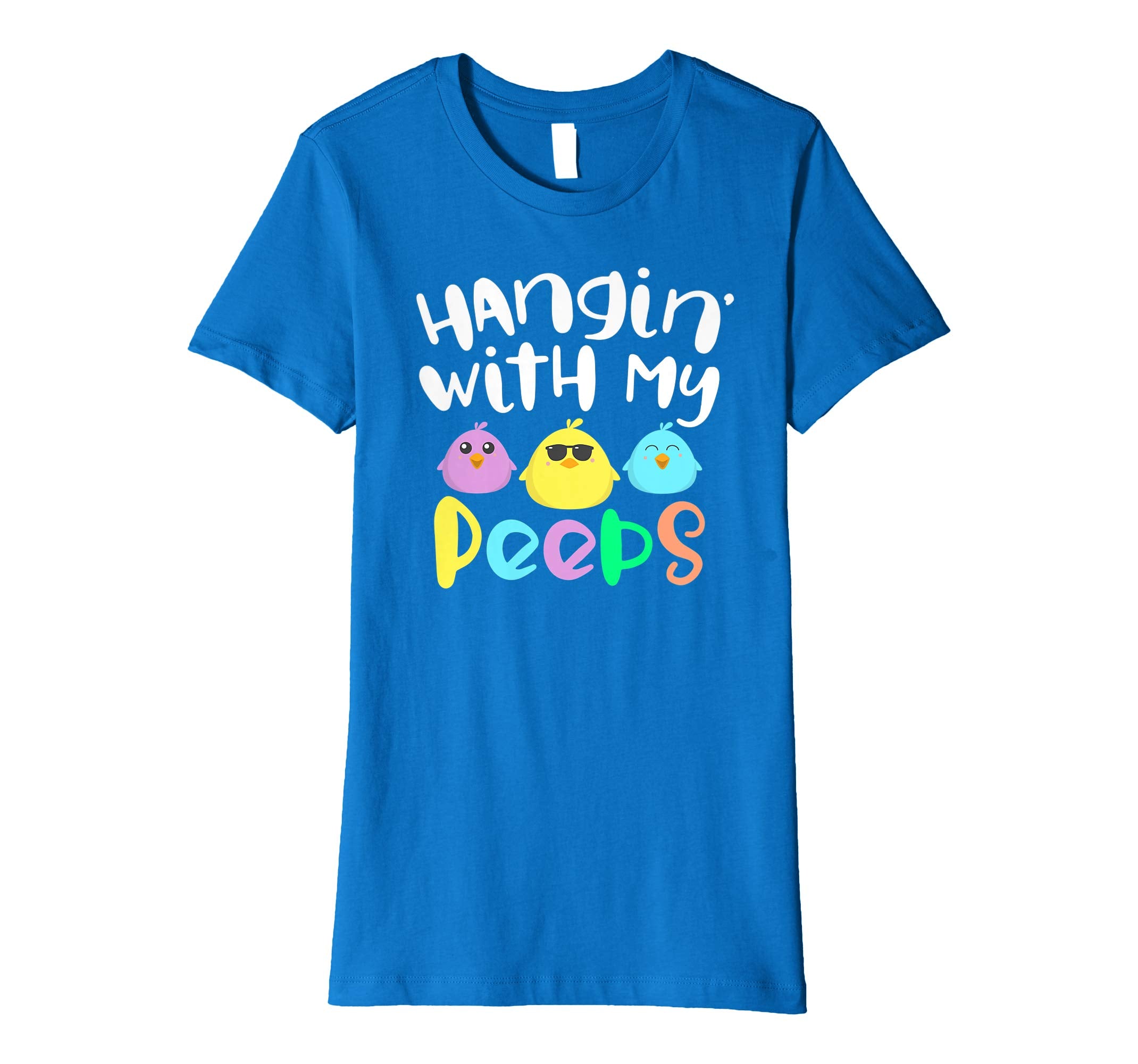 Hanging With My Peeps Happy Easter Kids Boys Girls T Shirt