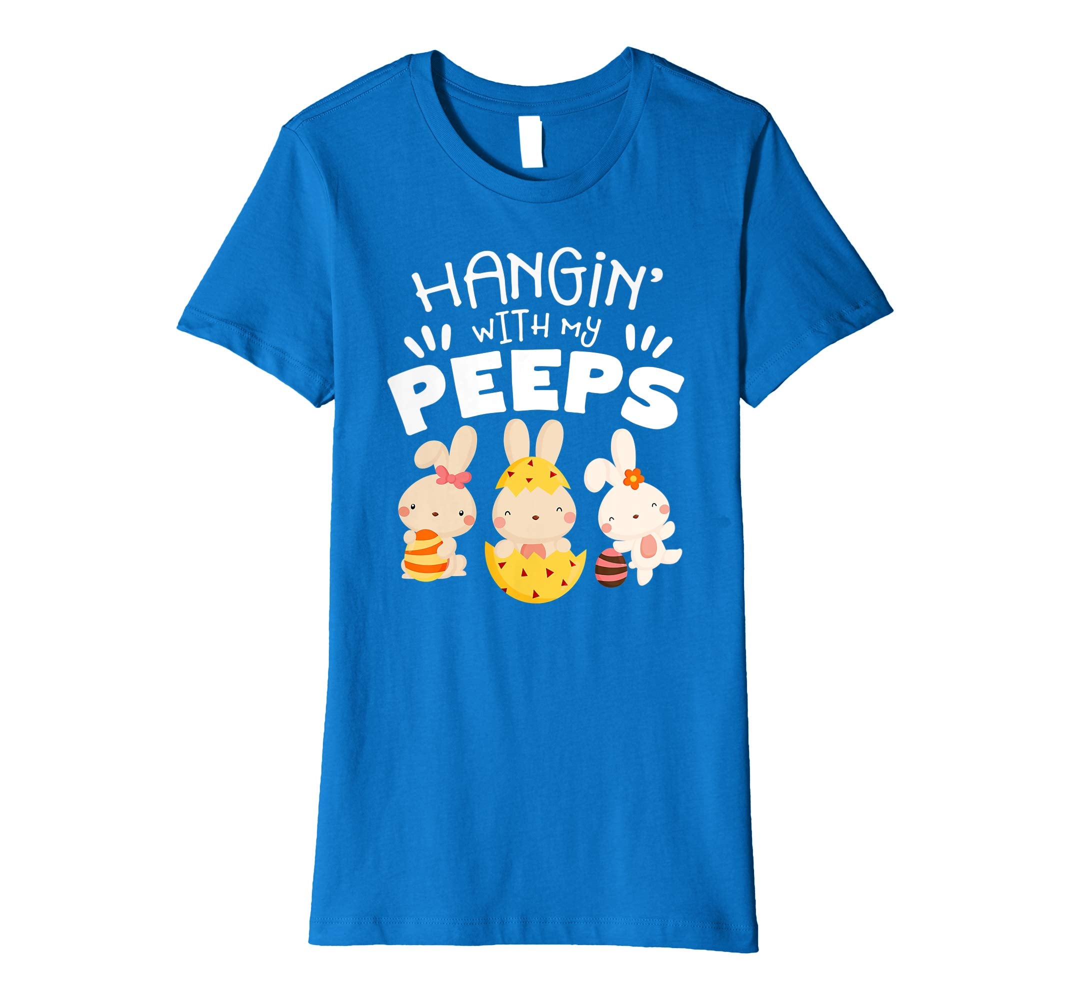 Hanging With My Peeps Happy Easter Kids Boys Girls T Shirt