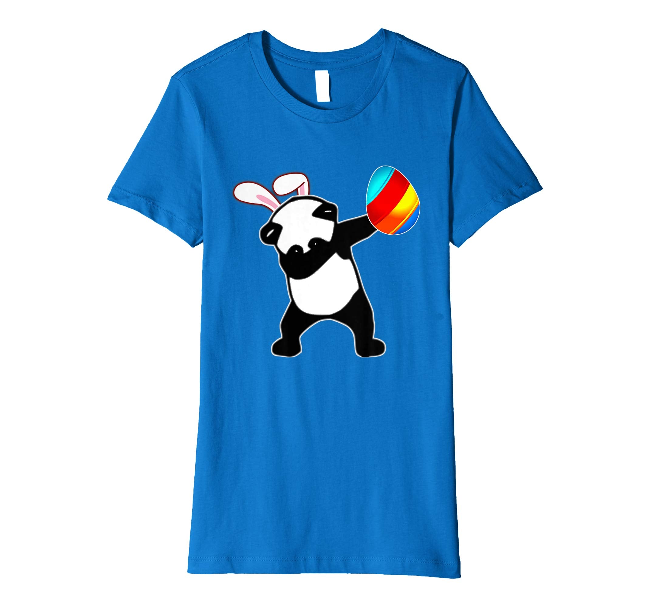 Easter Bunny Dabbing Panda Bear Tshirt Egg Ears Gift