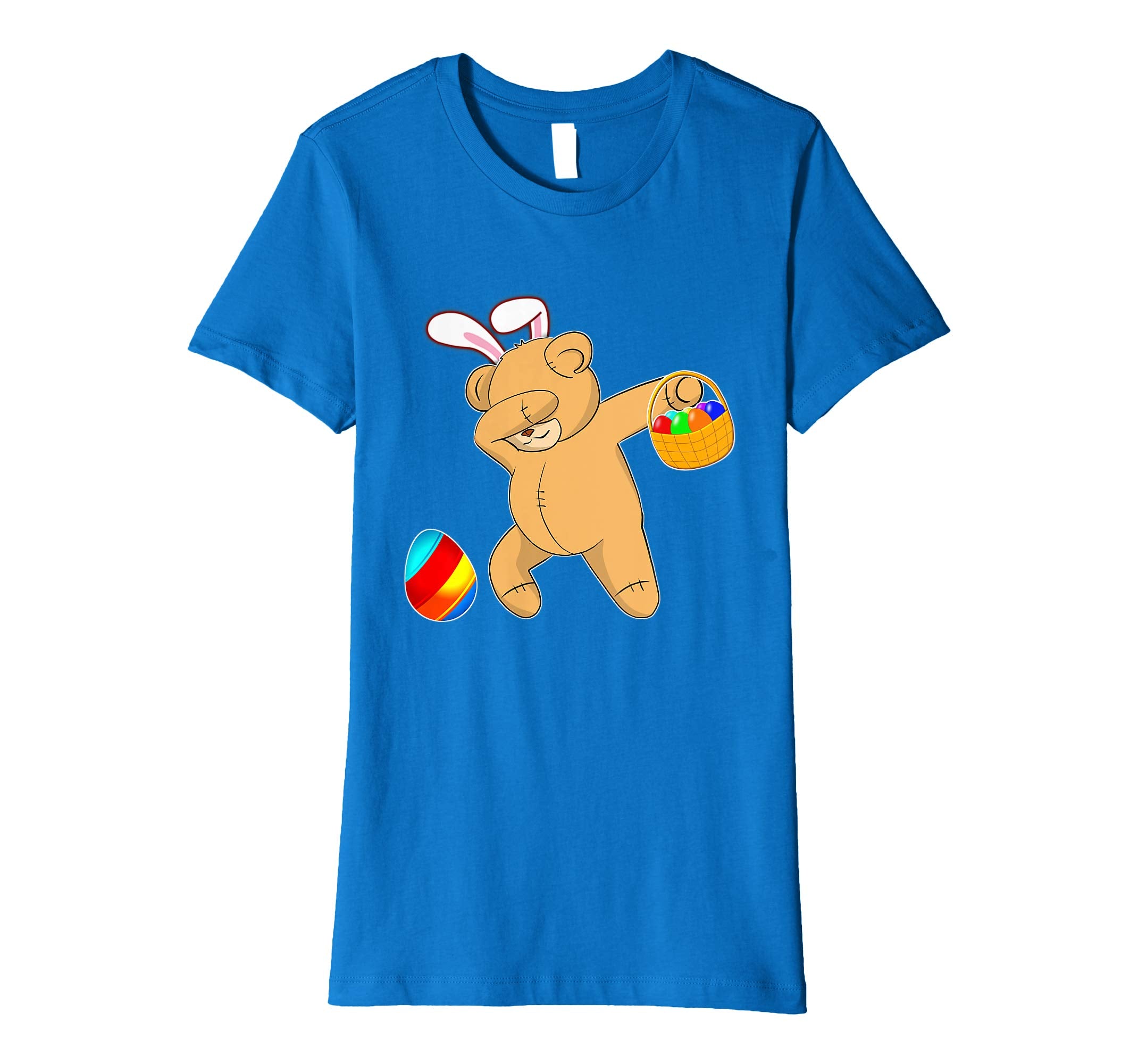 Easter Bunny Dabbing Teddy Bear Tshirt Easter Egg Gift