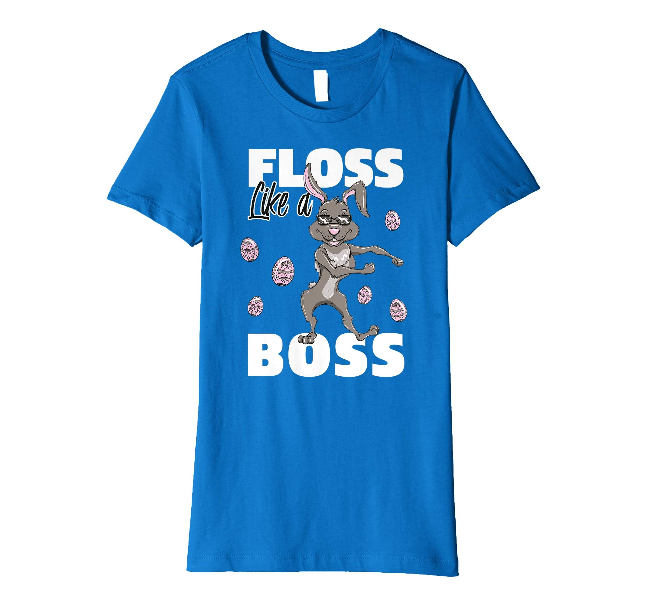 Boys Flossing Easter Bunny T-Shirt Kids Floss Like A Boss