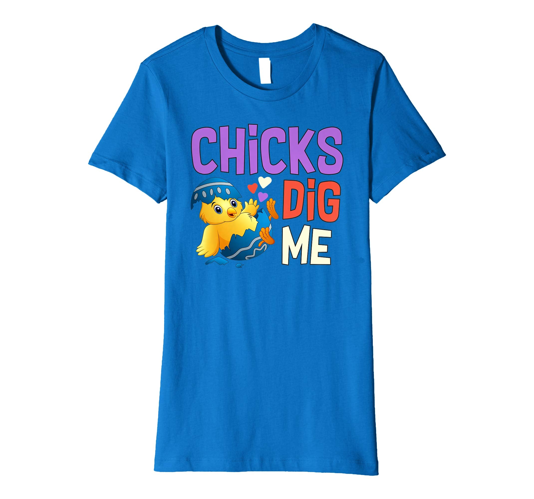 Chicks Dig Me Egg Hunt Happy Easter Kids Boys Girls T Shirt