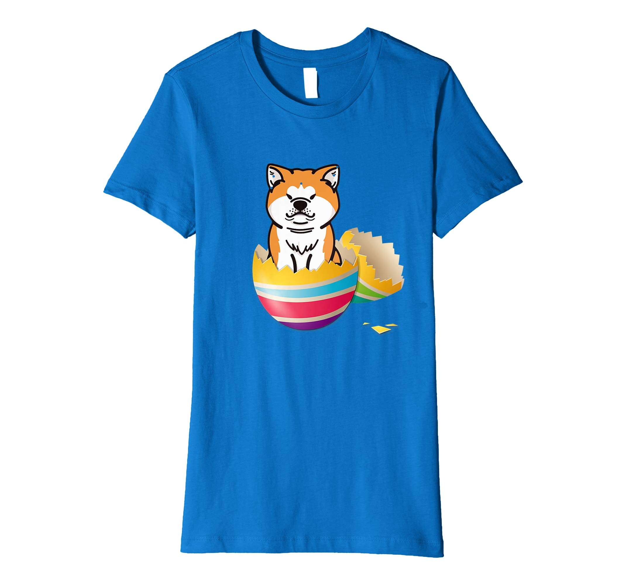 Akita Hatching From Easter Egg Easter Day Shirt