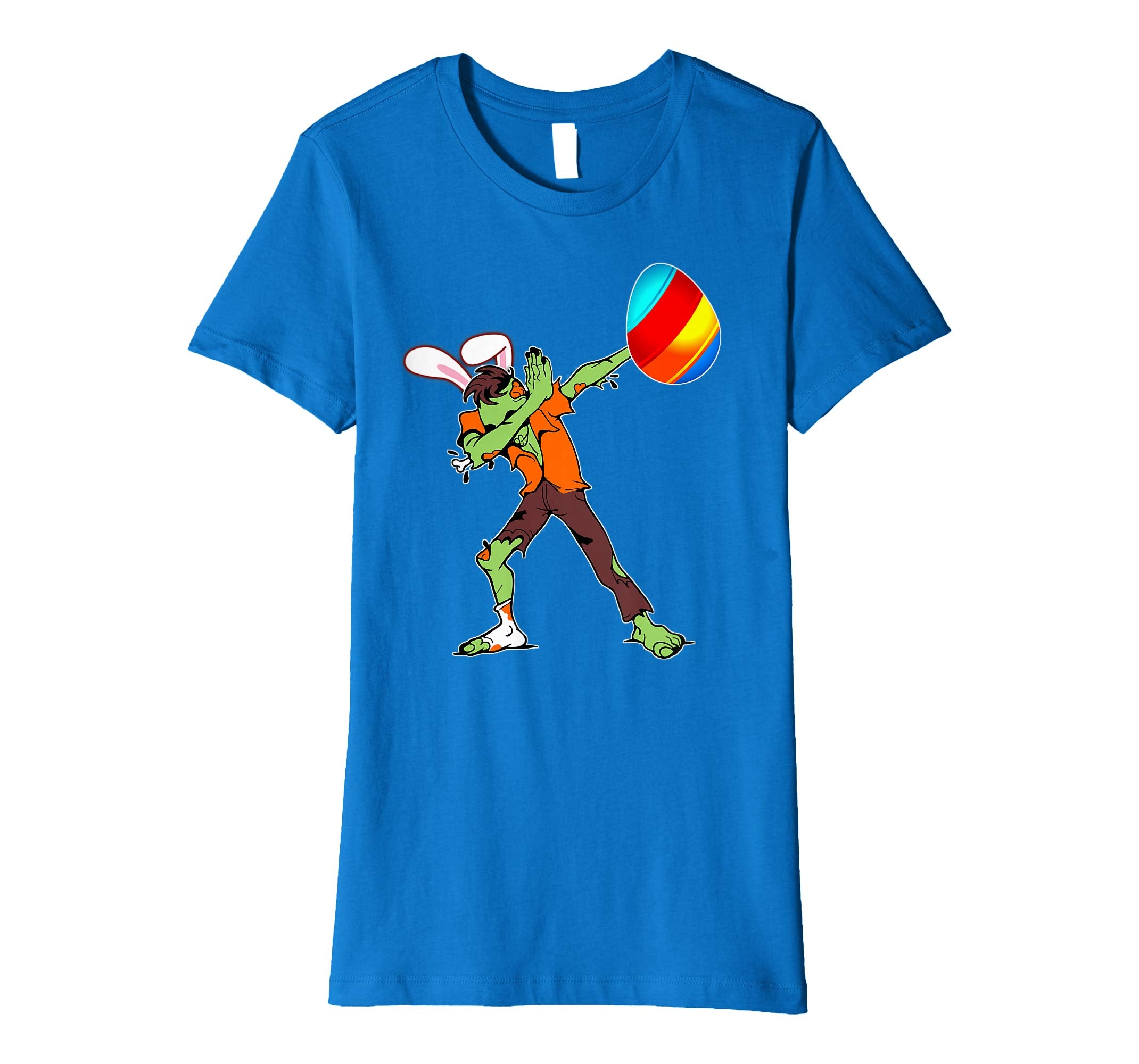 Easter Bunny Dabbing Zombie Tshirt Egg Ears Undead Gift