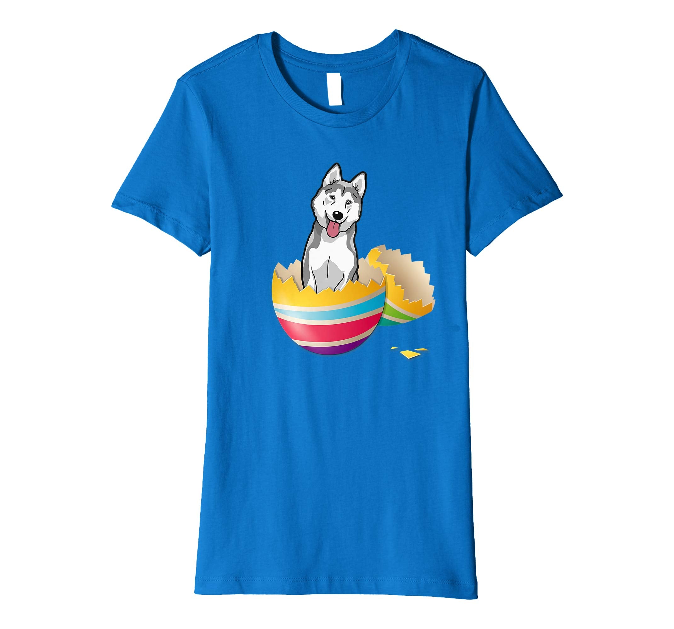 Husky Hatching From Easter Egg Easter Day Shirt