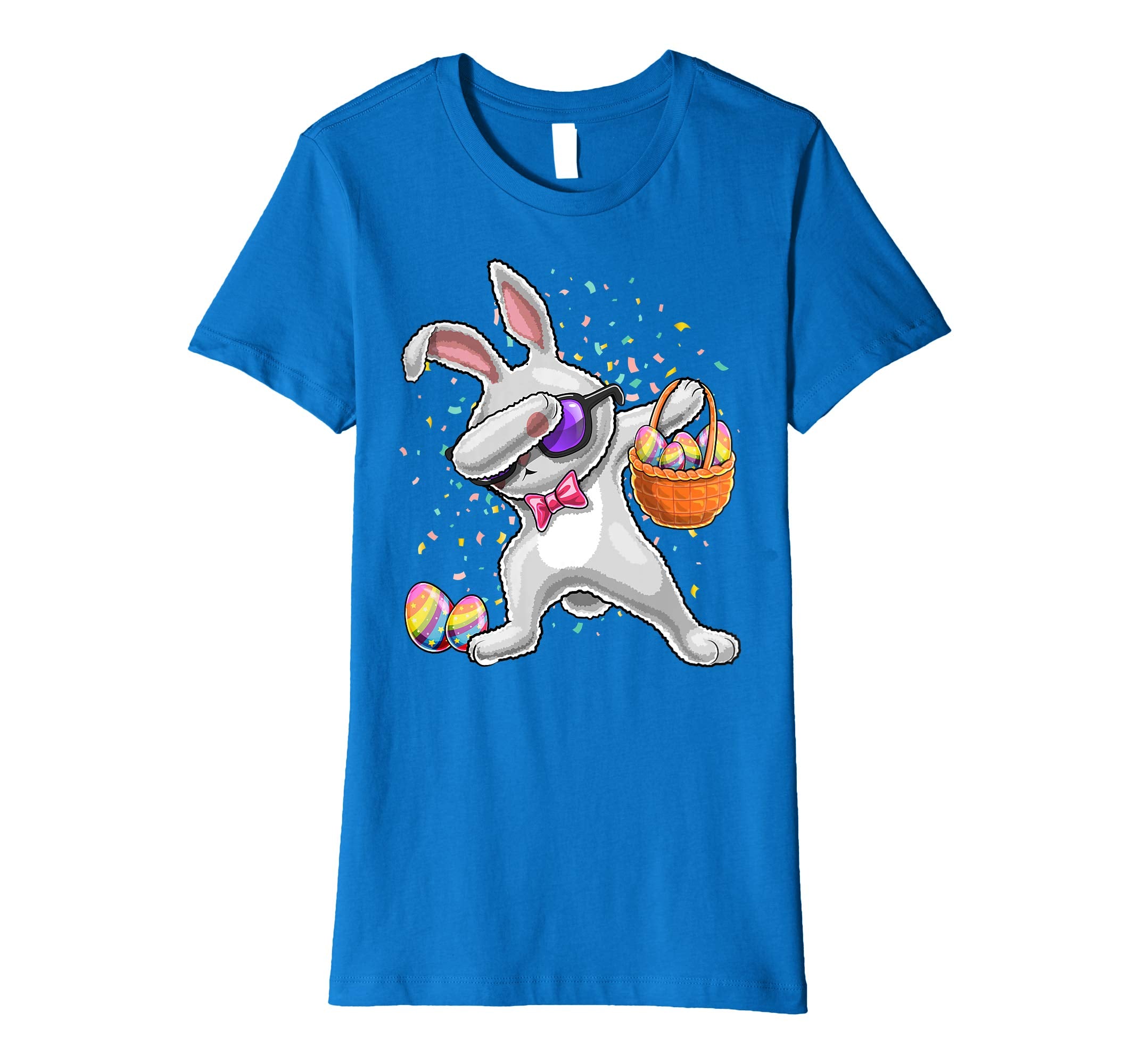 Dabbing Easter Bunny Shirt Kids Easter Egg Basket Gift Kids