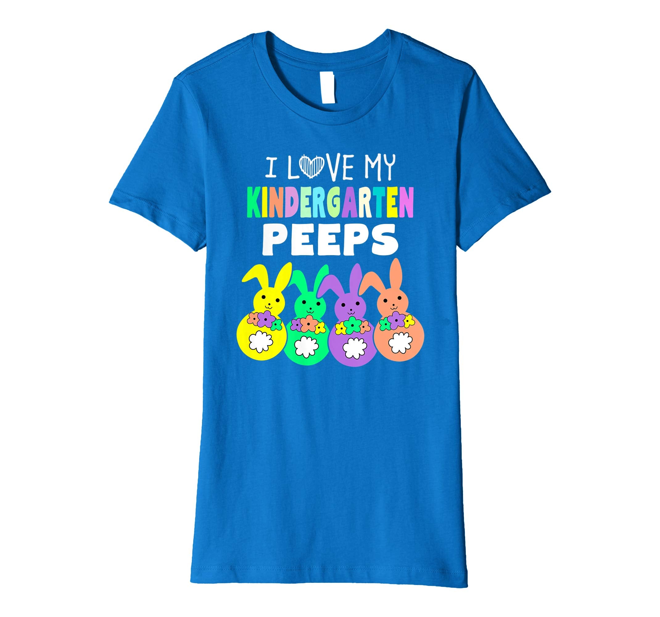 I Love My Kindergarten Peeps Happy Easter Teacher T Shirt