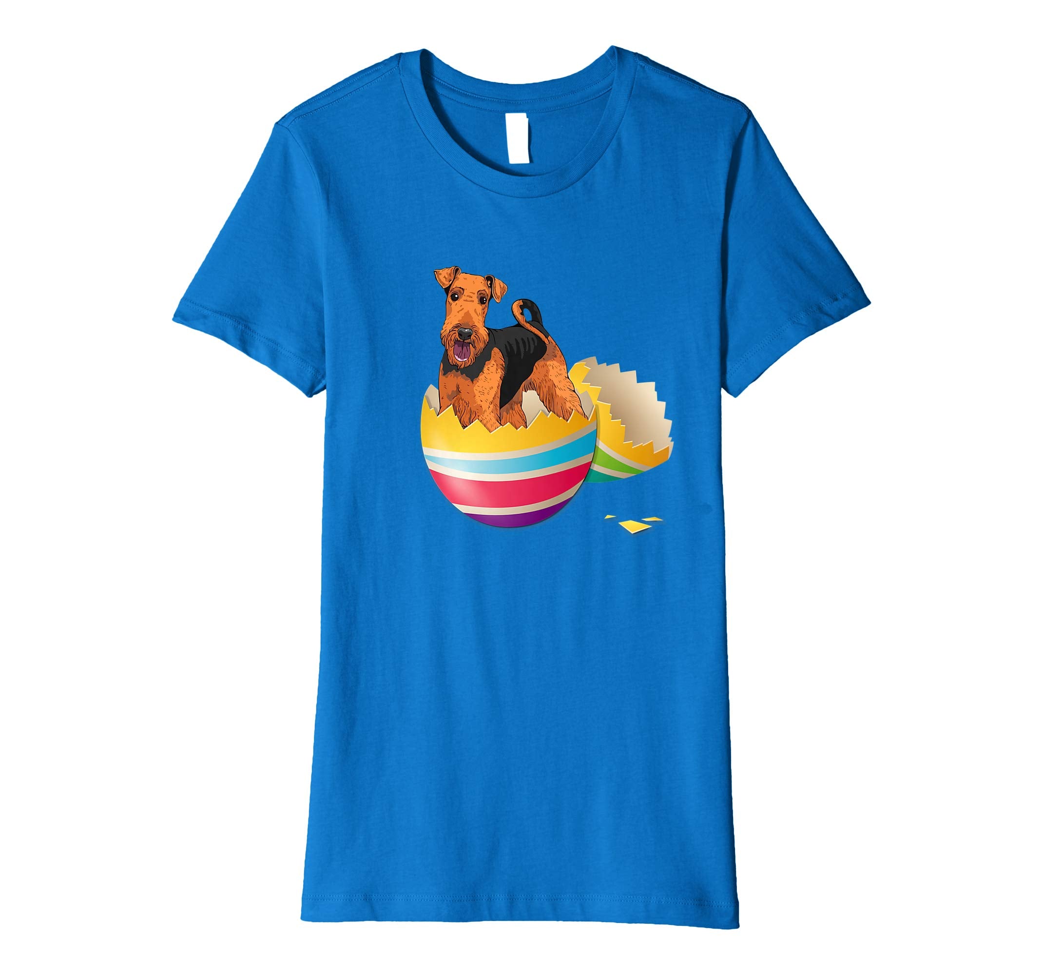 Airedale Terrier Hatching From Easter Egg Easter Day Shirt