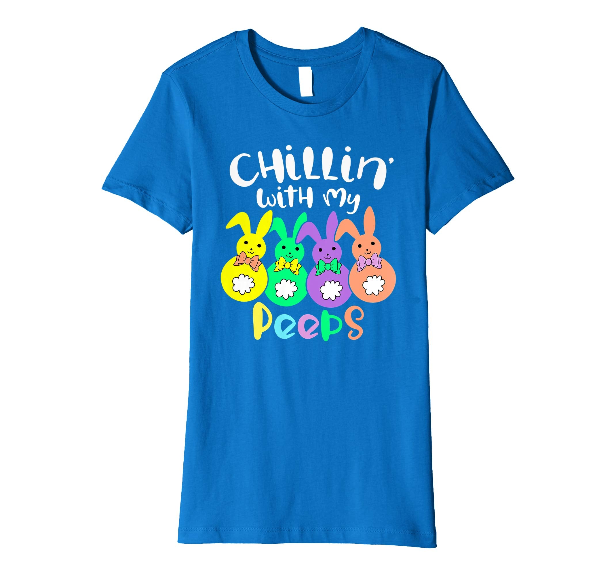 Chillin With My Peeps Happy Easter Kids Boys Girls T Shirt