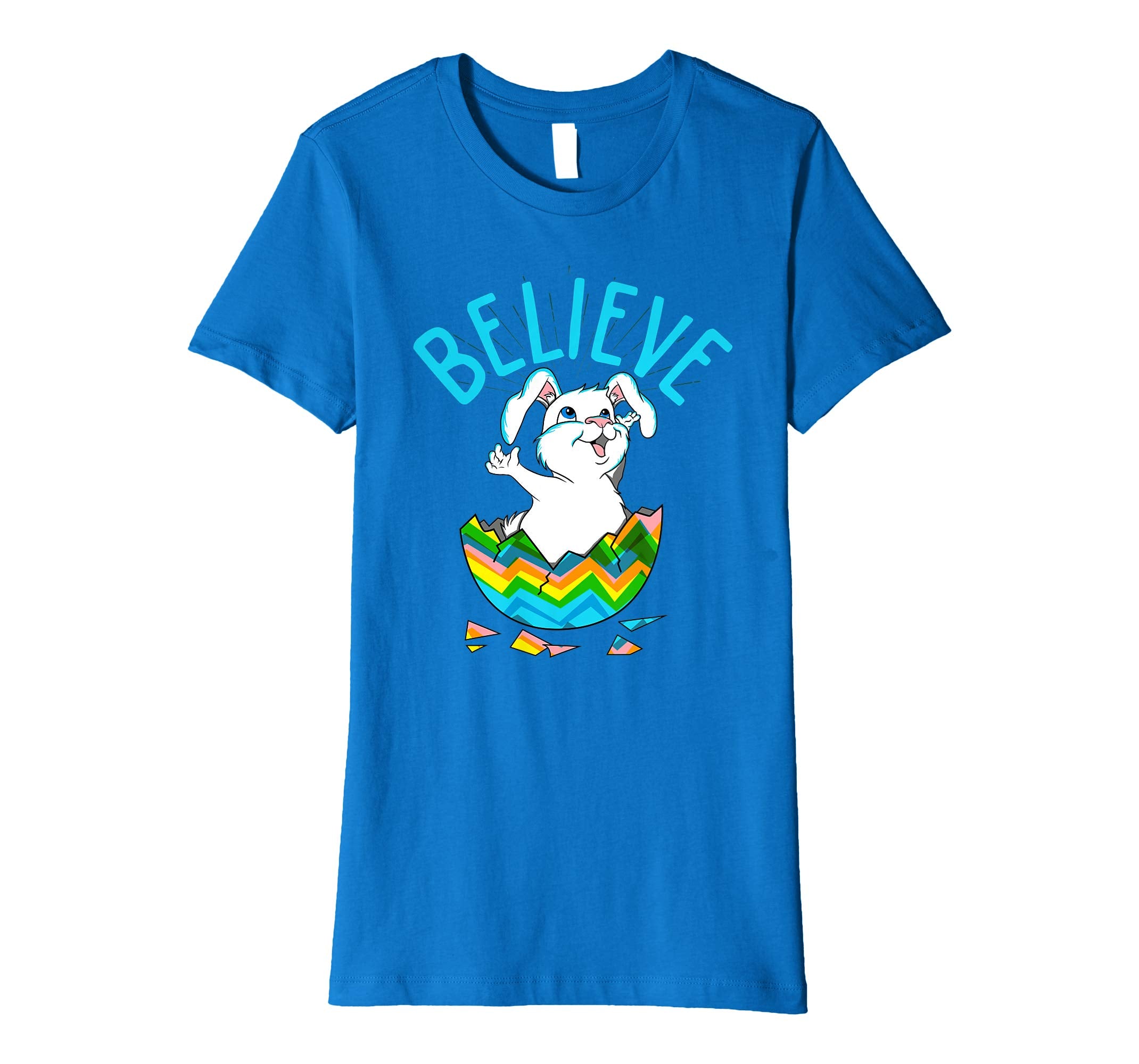 Cute Easter Bunny Shirt Kids Believe Cute Eggs Boys Girls
