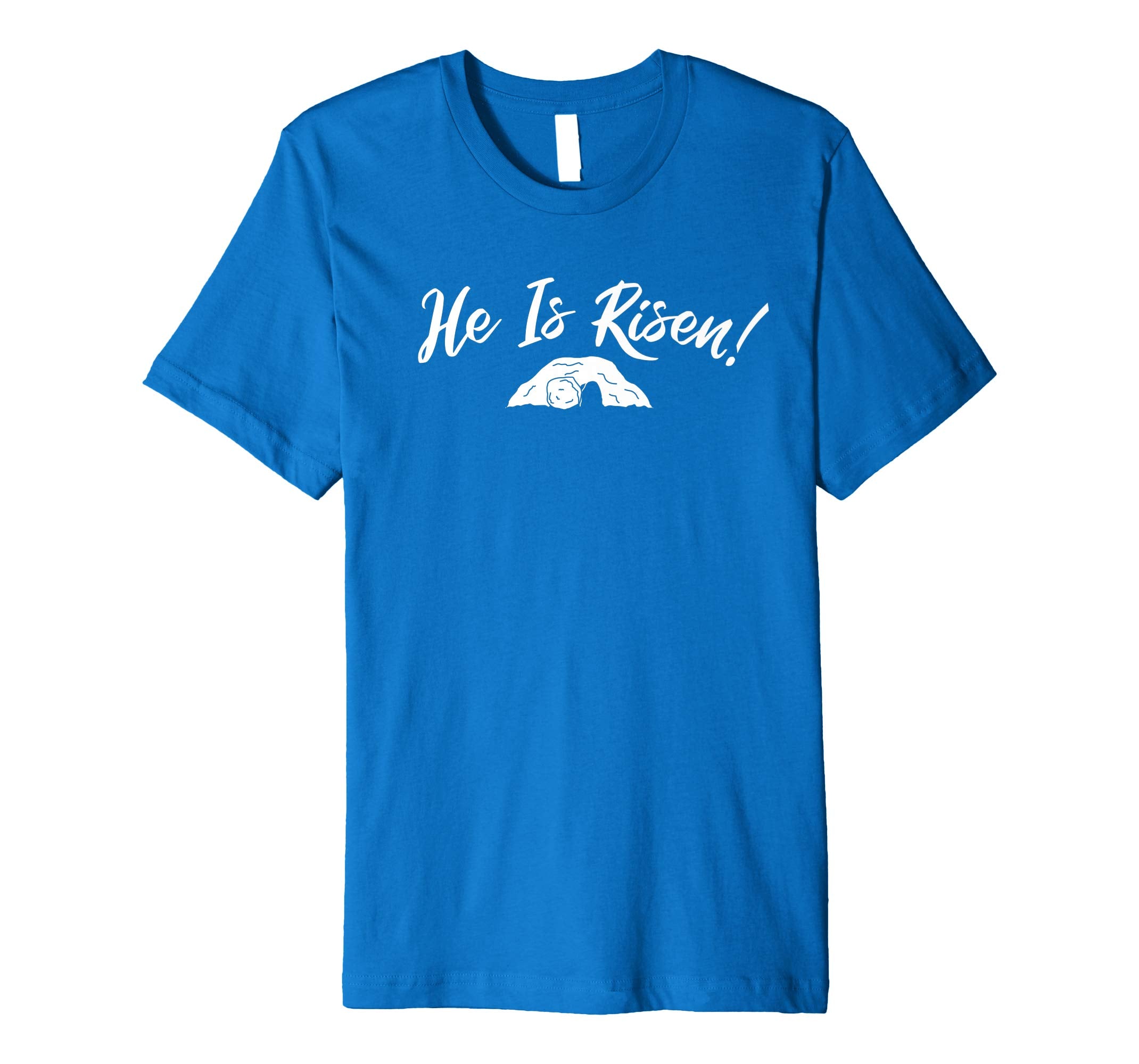 Mens He Is Risen Christian Easter Shirt